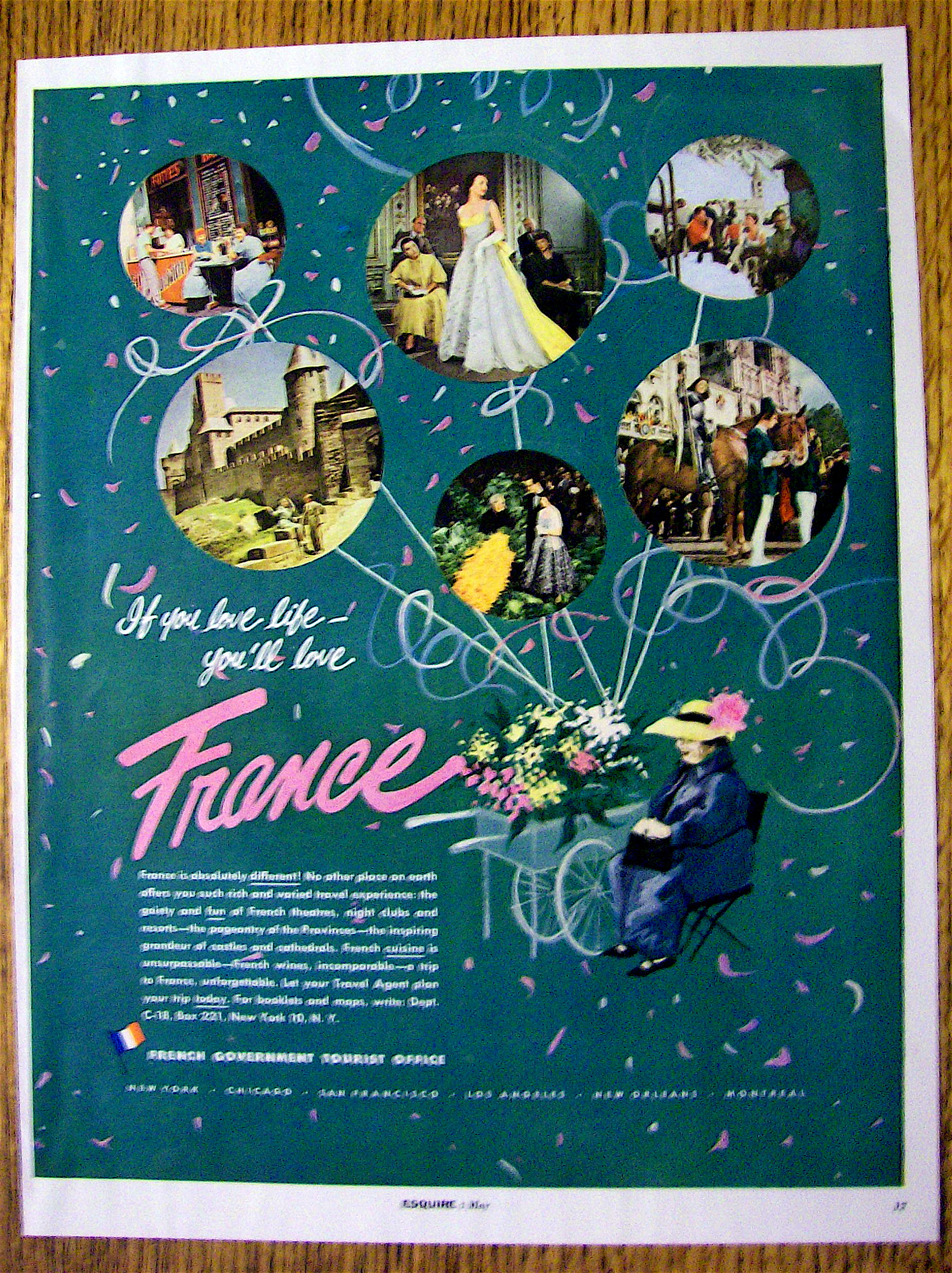 1954 France with Many Scenes