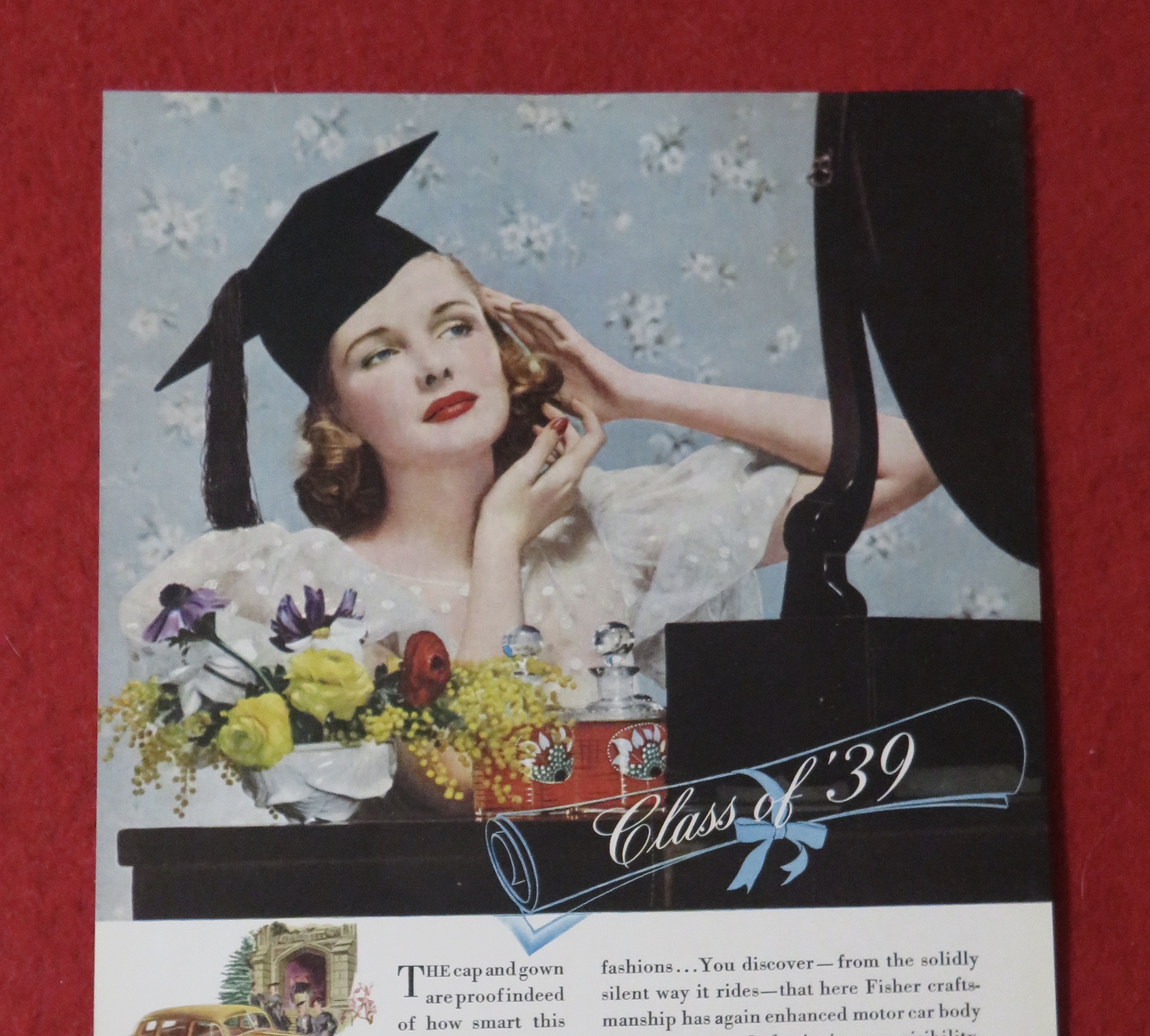 1939 Body By Fisher with Woman Graduating