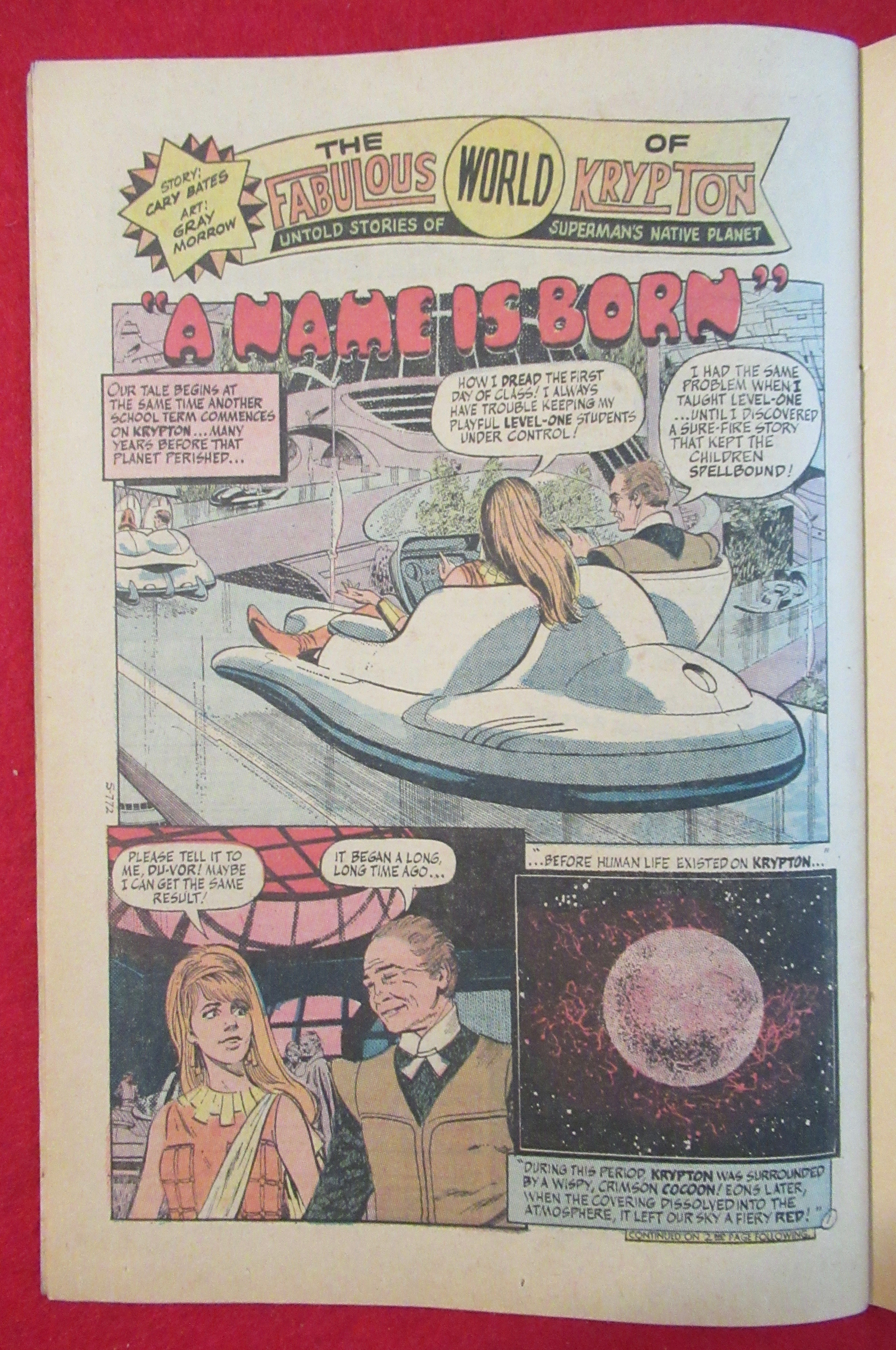 Superman Comic June 1971 Menace At 1000 Degrees