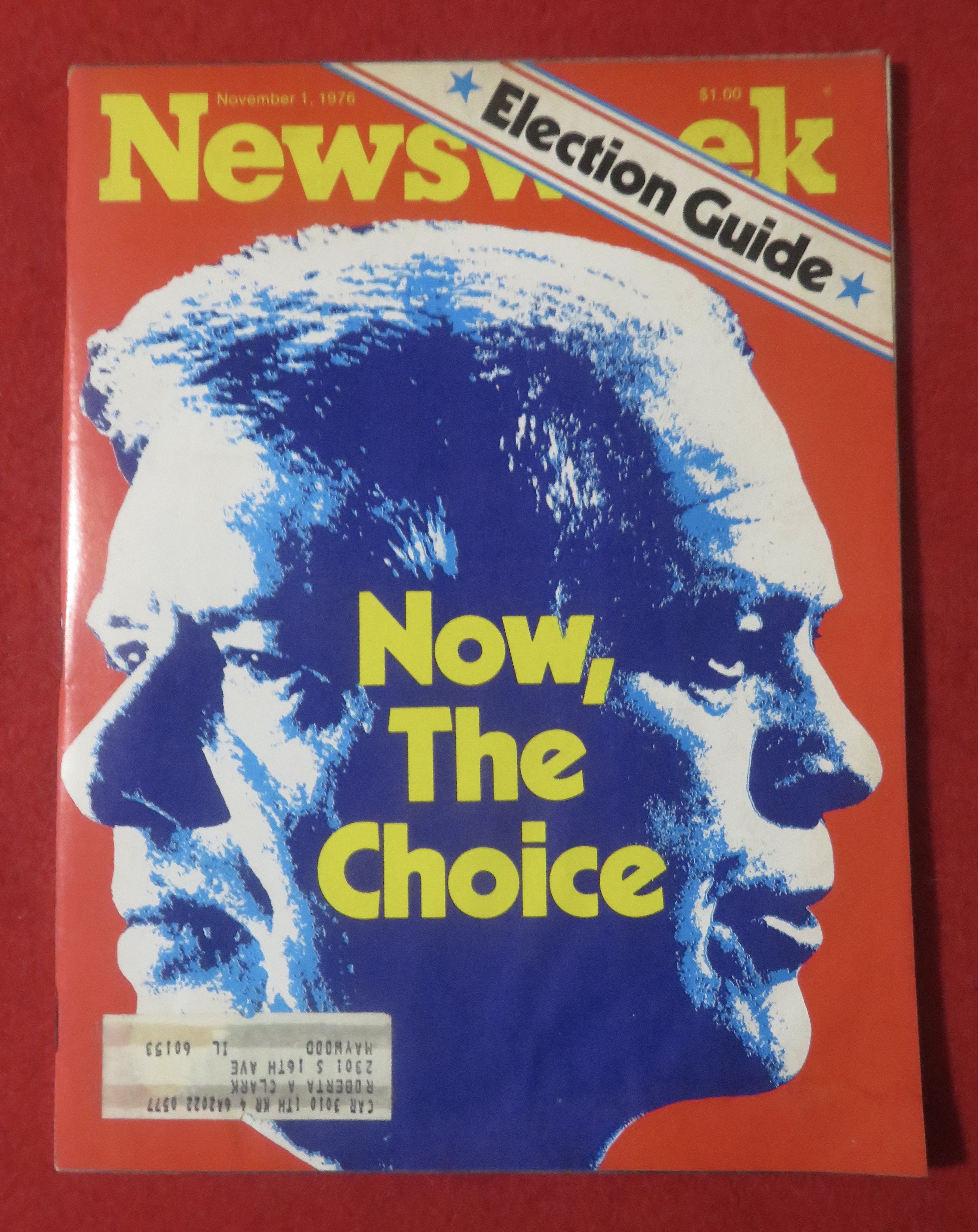 Newsweek Magazine-November 1, 1976-Carter/Ford