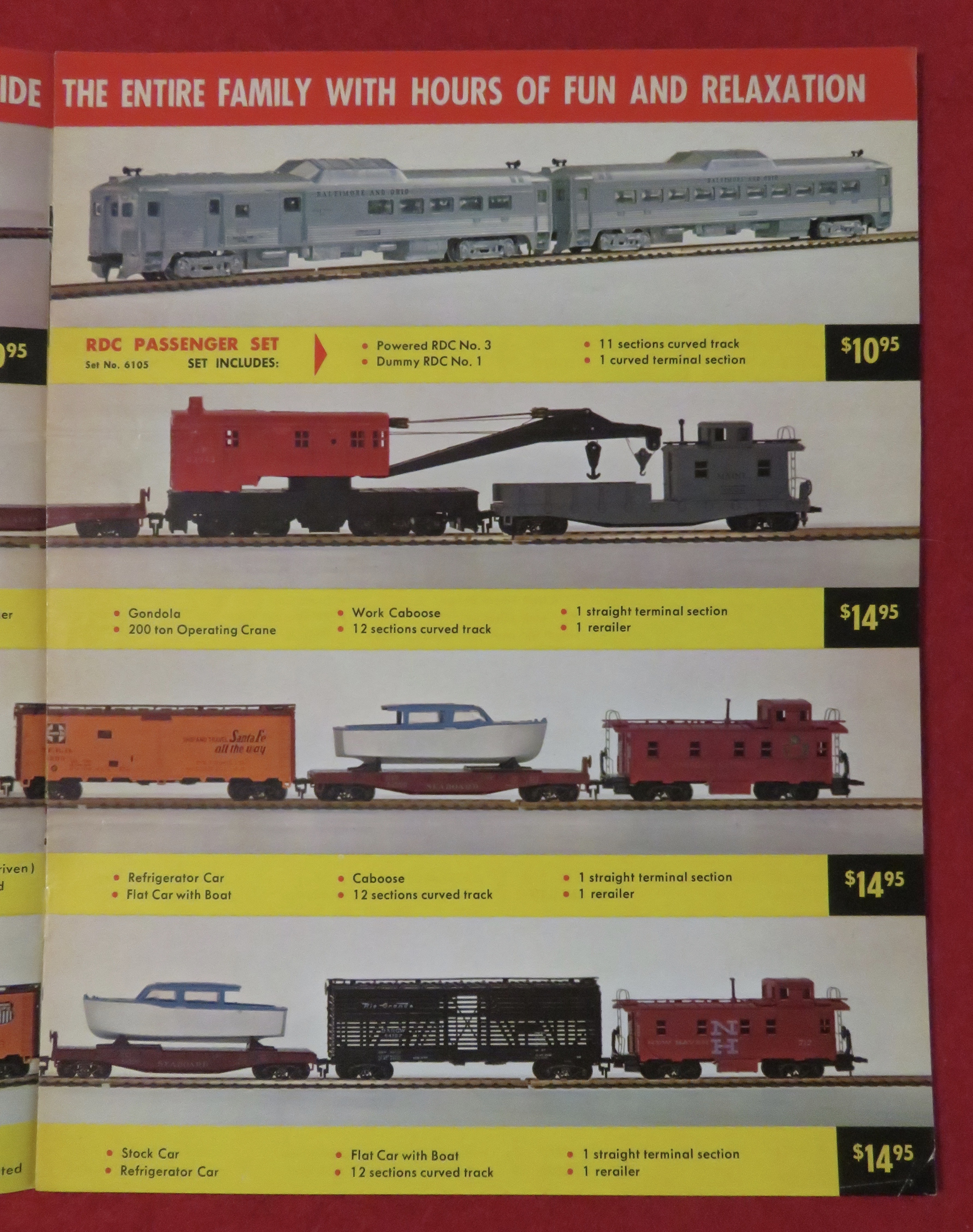 Athearn Model Railroad Train Catalog 1961 - 1962
