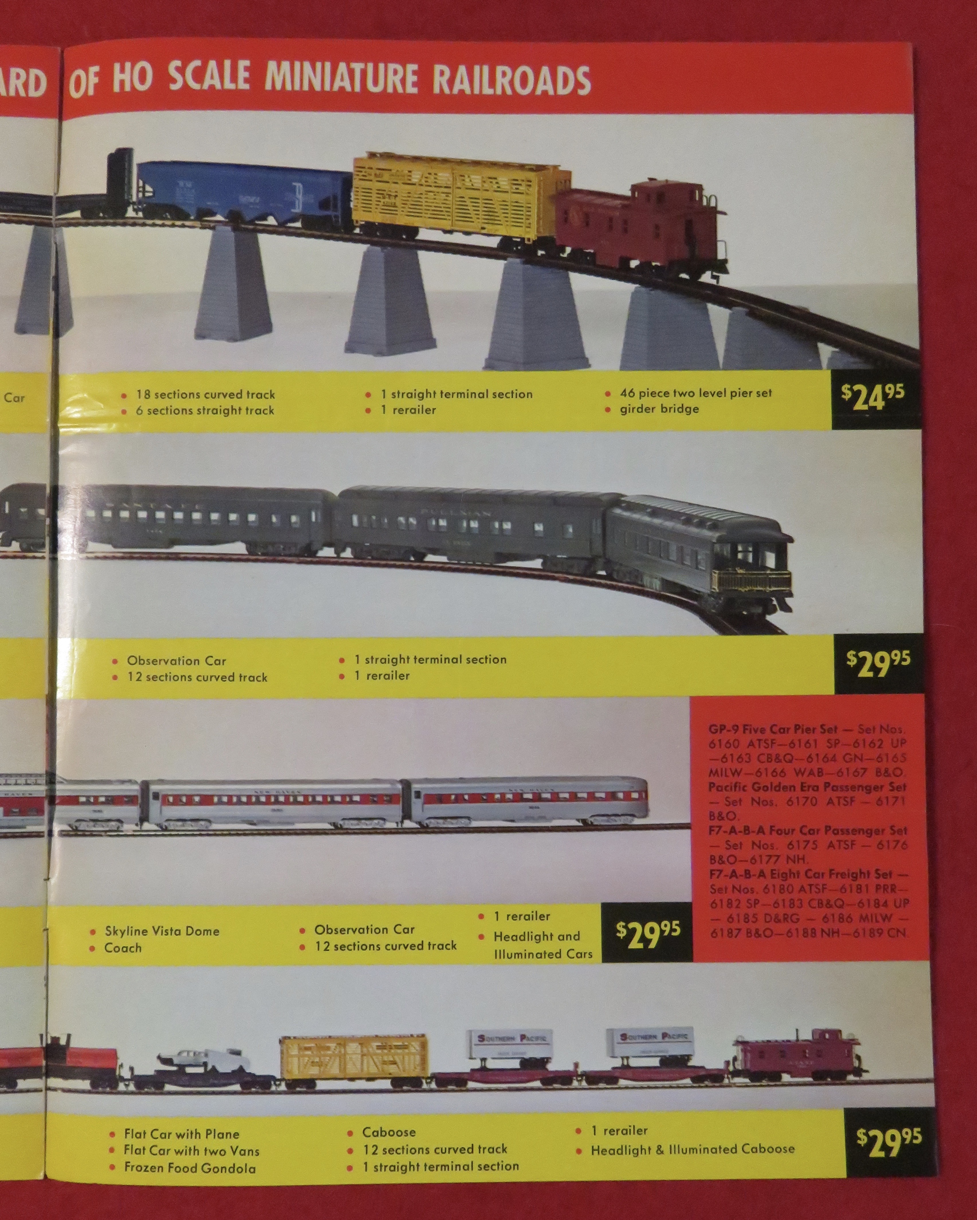 Athearn Model Railroad Train Catalog 1961 - 1962