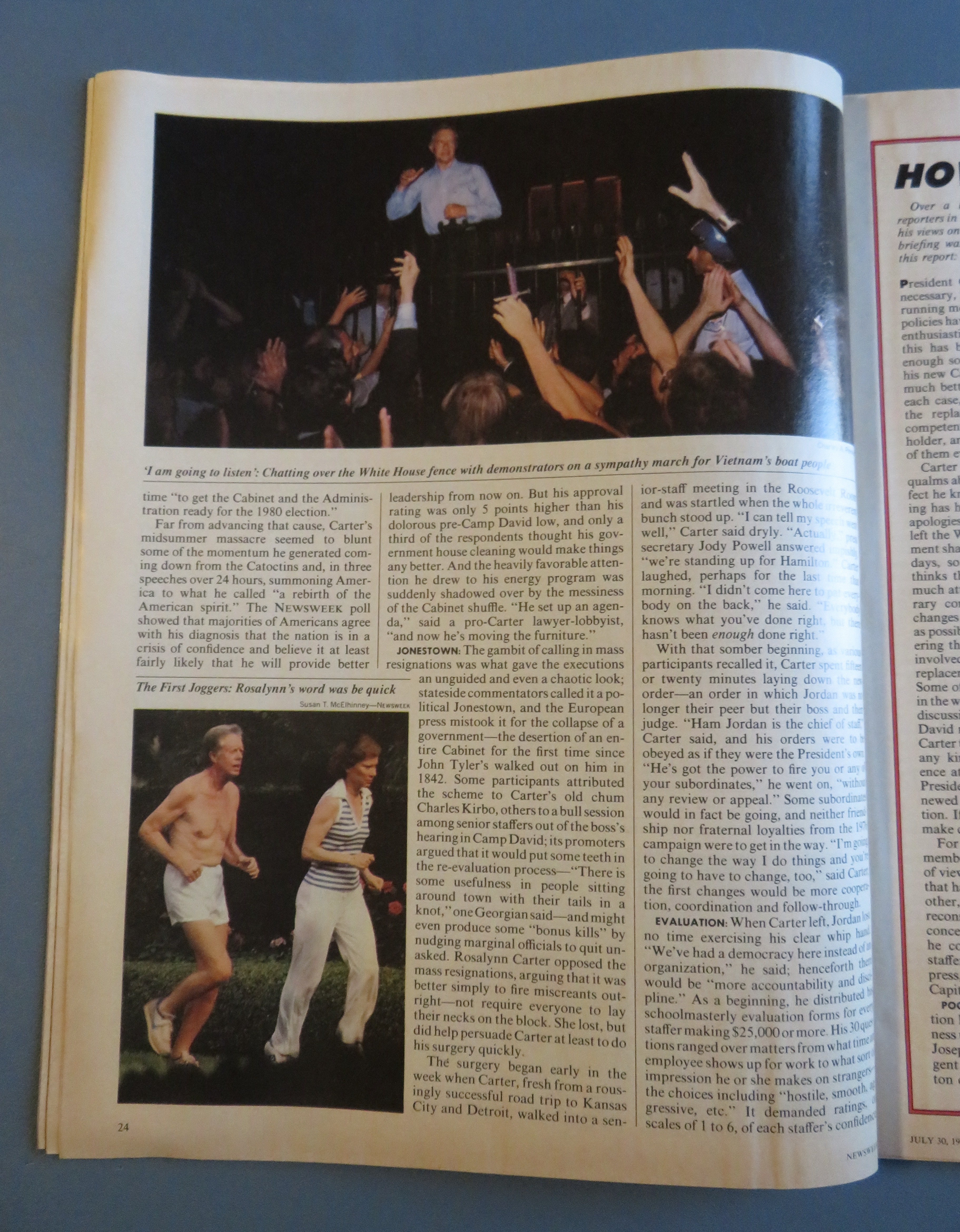 Newsweek Magazine July 30, 1979 Carter's Juggling Act