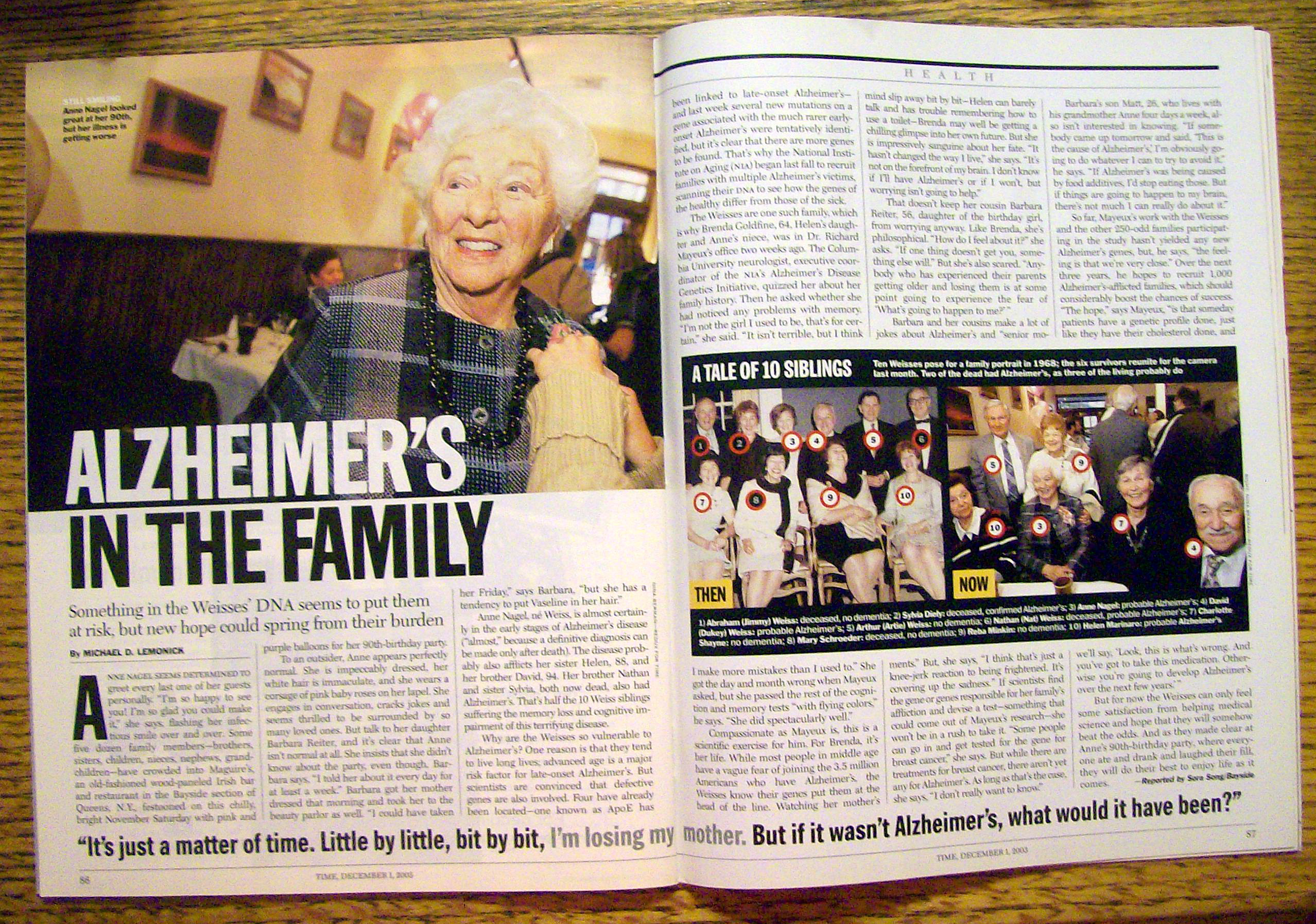 Time Magazine December 1, 2003 Love Him! Hate Him!