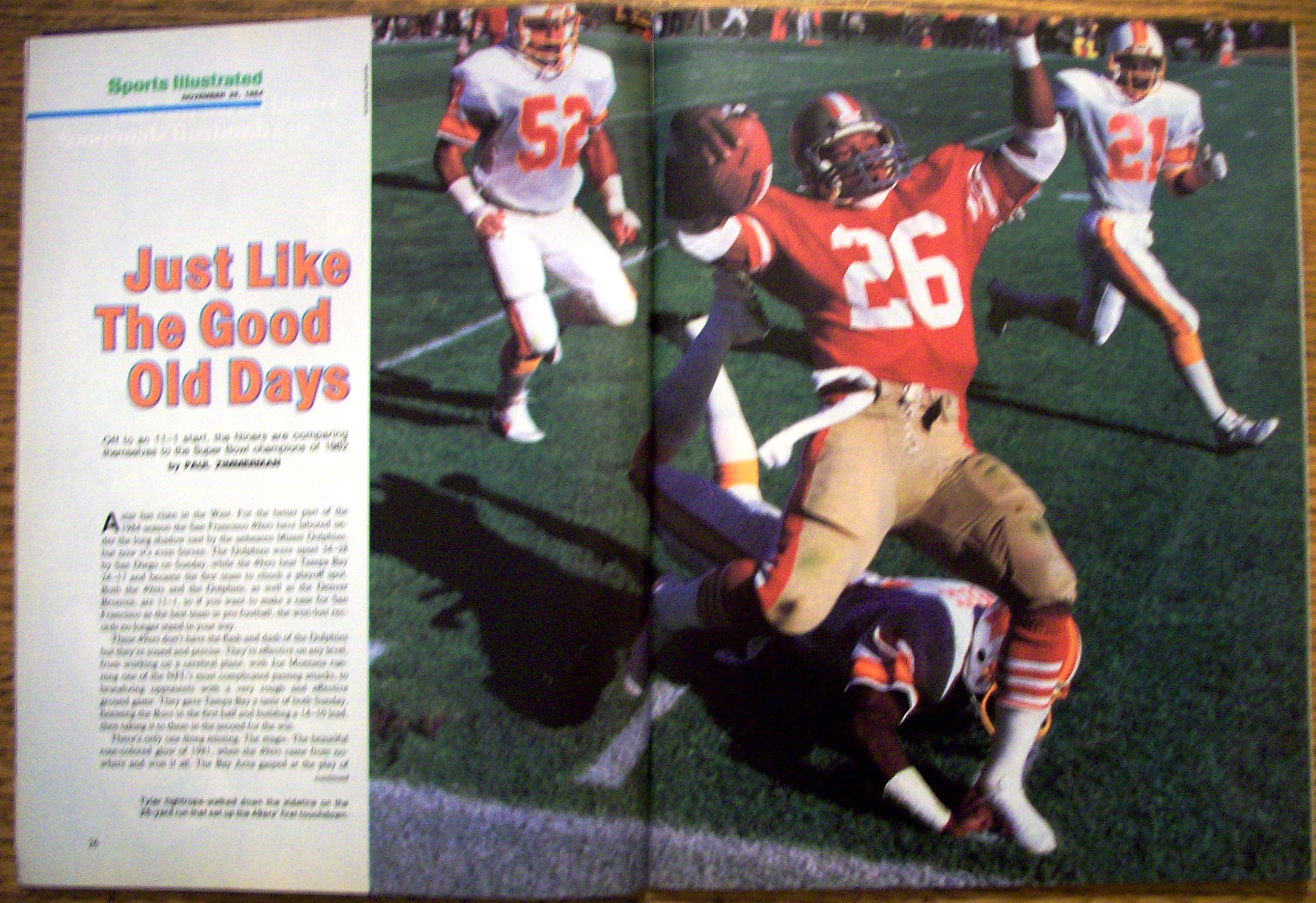 Sports Illustrated Magazine-November 26, 1984-P. Ewing