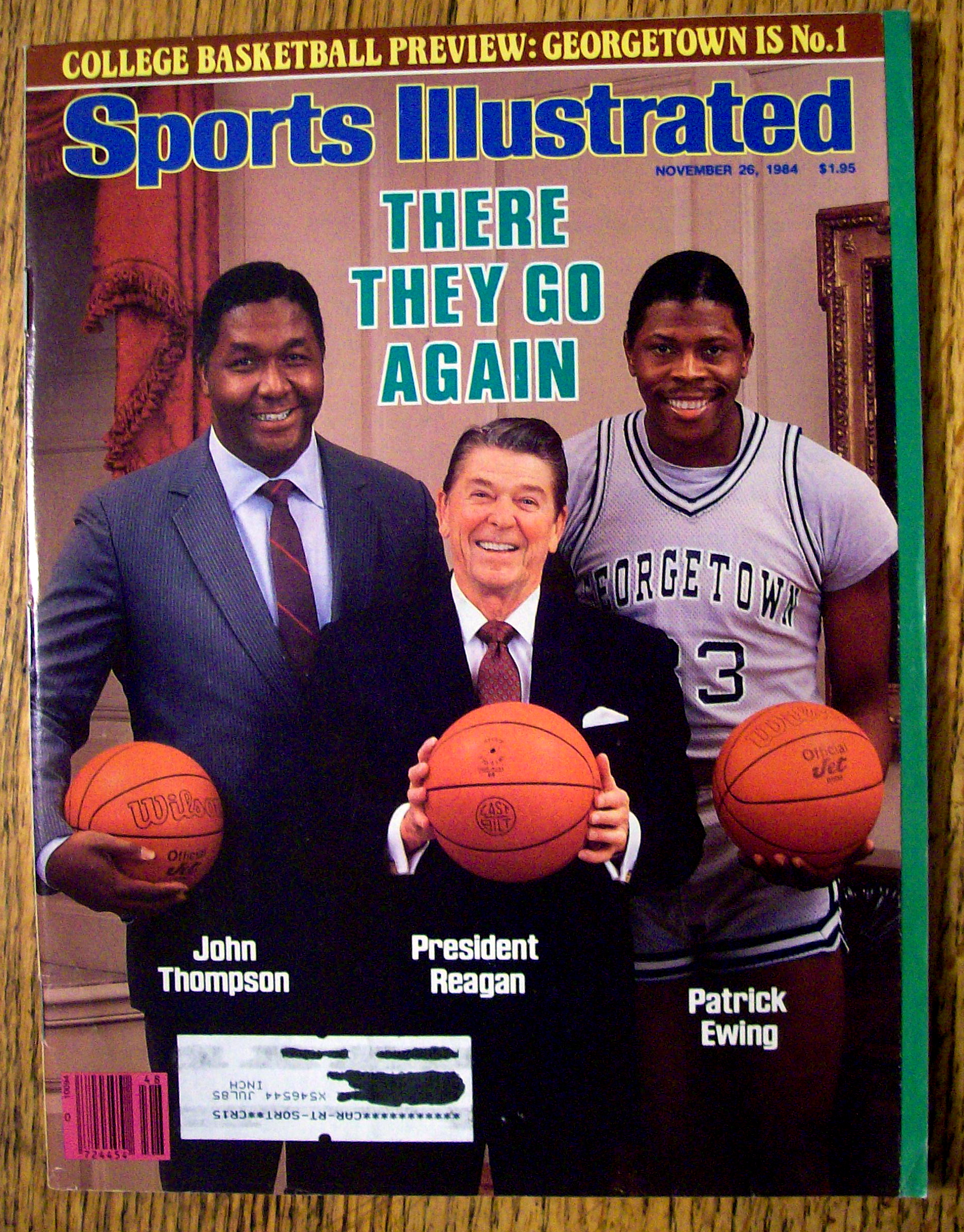 Sports Illustrated Magazine-November 26, 1984-P. Ewing