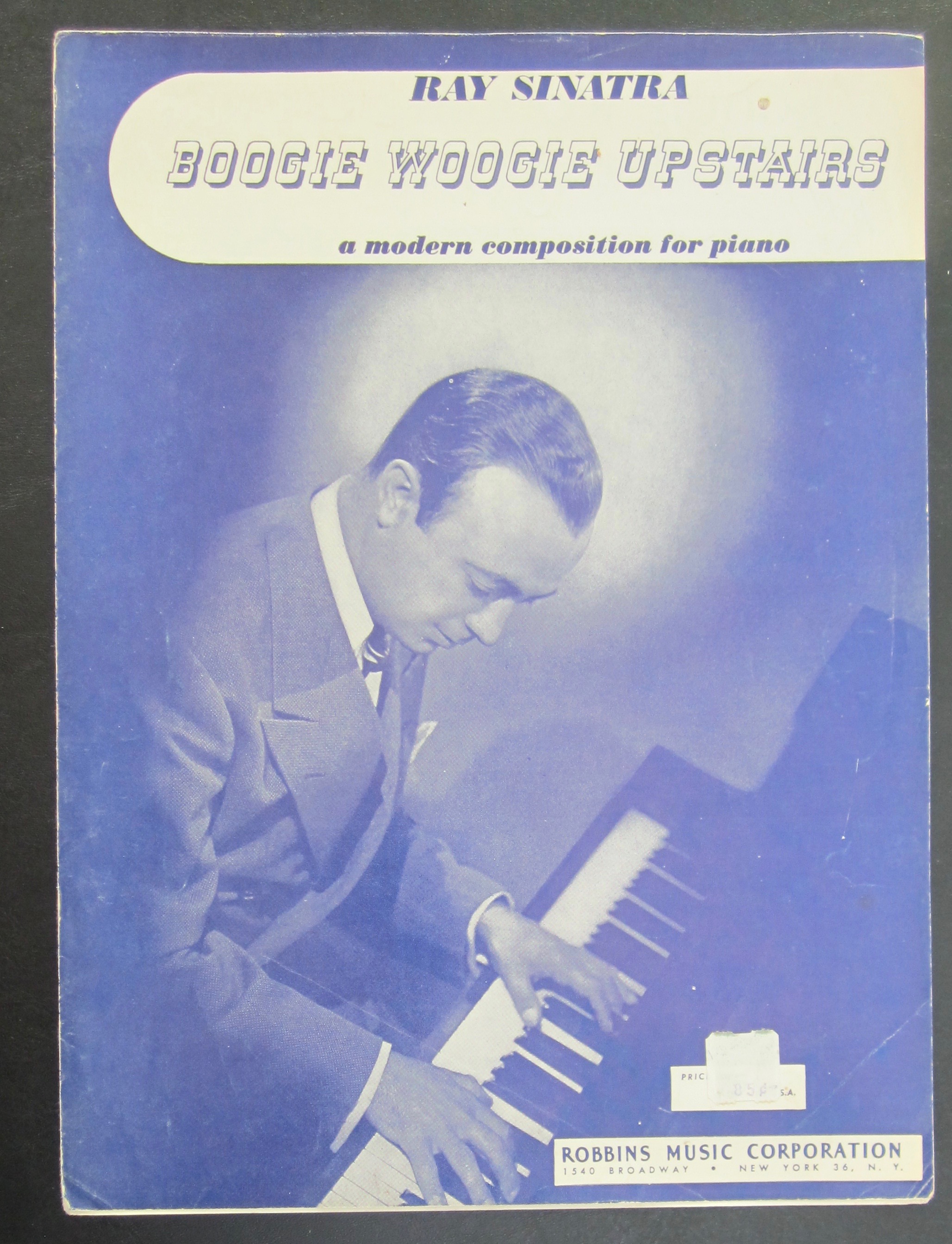 Sheet Music For 1943 Boogie Woogie Upstairs Ray Sinatra