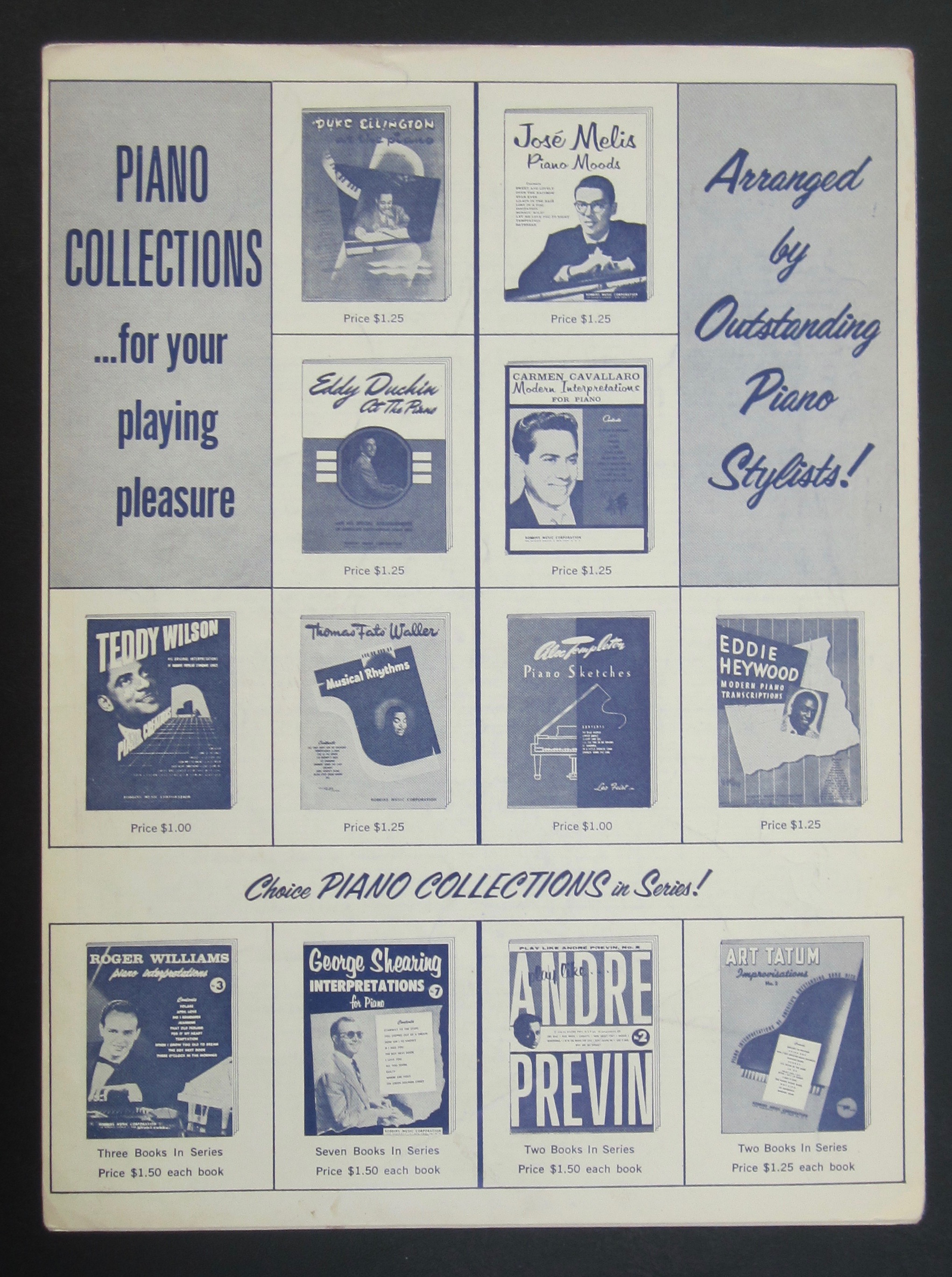 Sheet Music For 1943 Boogie Woogie Upstairs Ray Sinatra