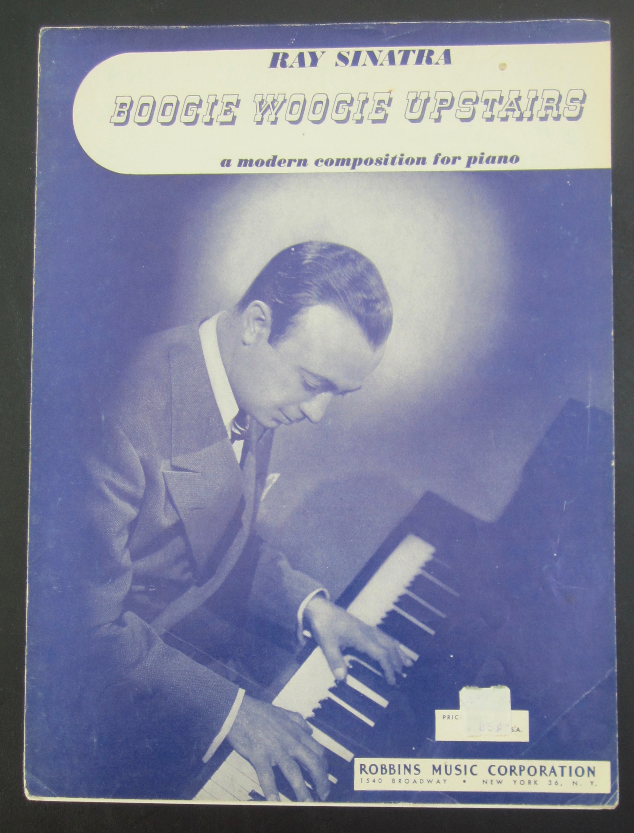 Sheet Music For 1943 Boogie Woogie Upstairs Ray Sinatra