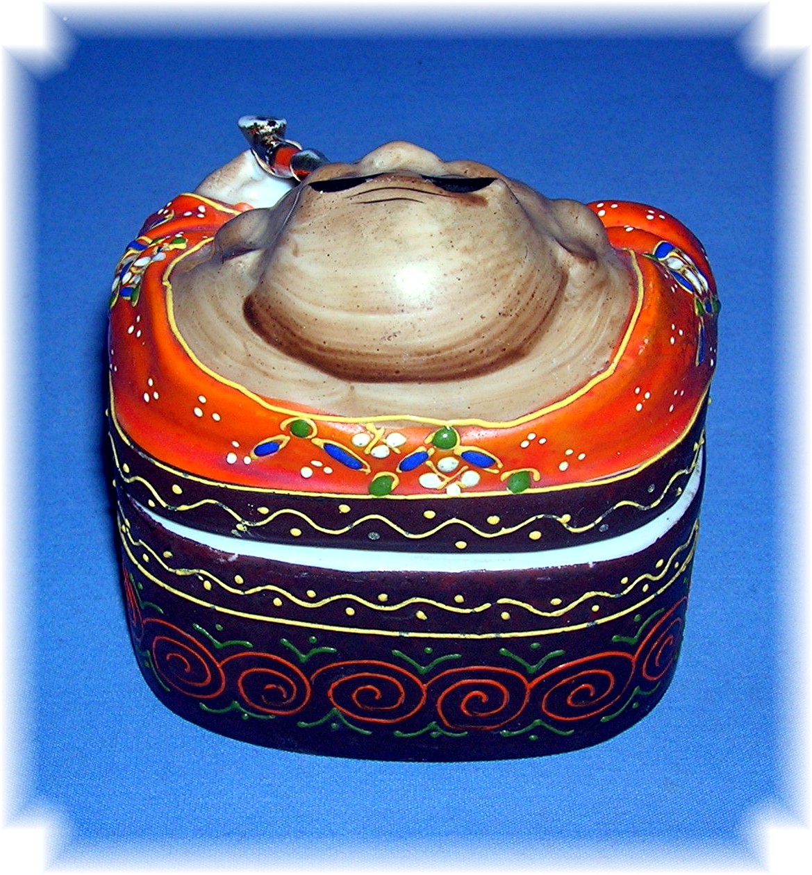 Porcelain Japanese Man Jar