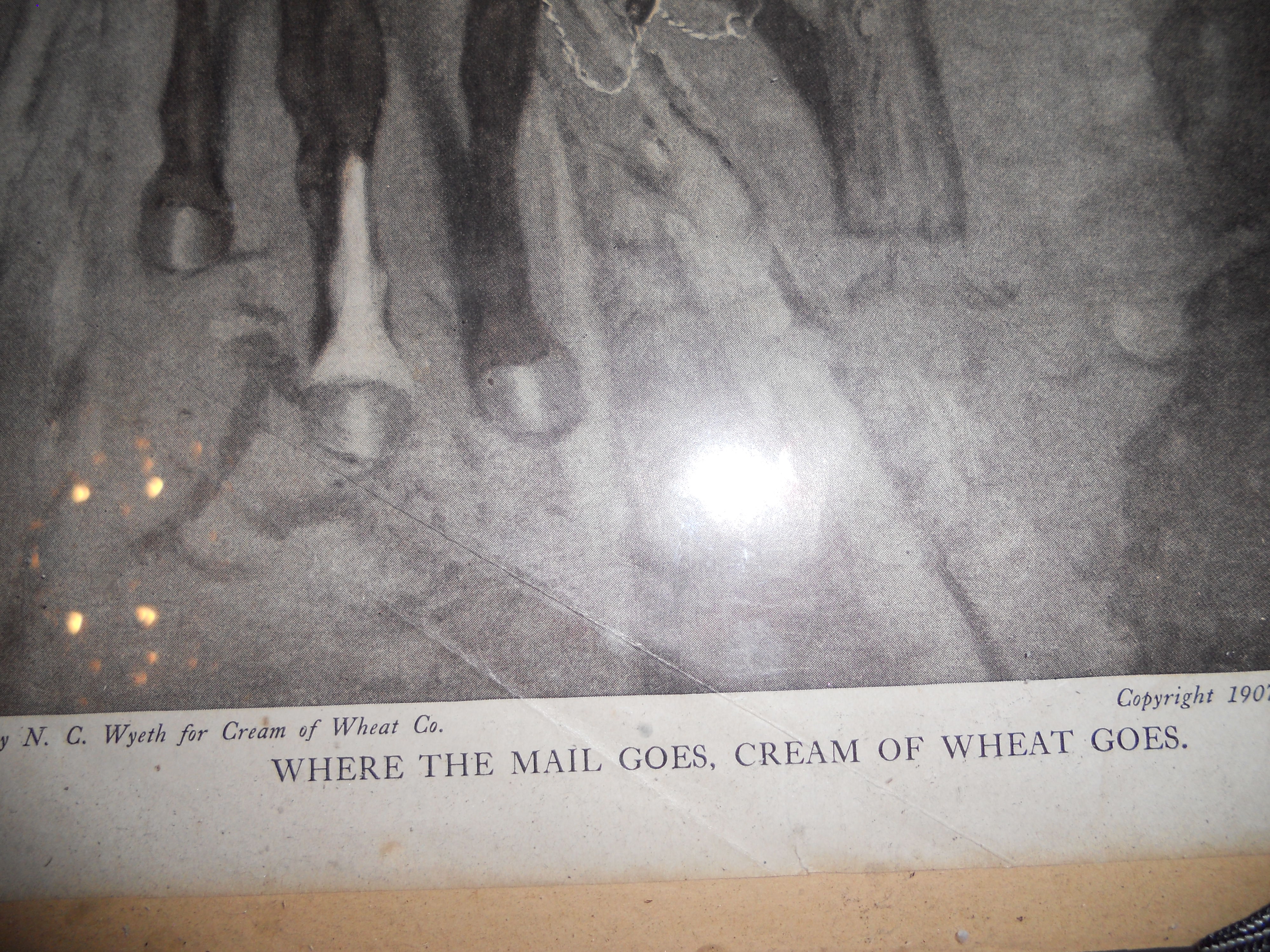 Cream of Wheat Advertising Sheet, Wyeth,1907