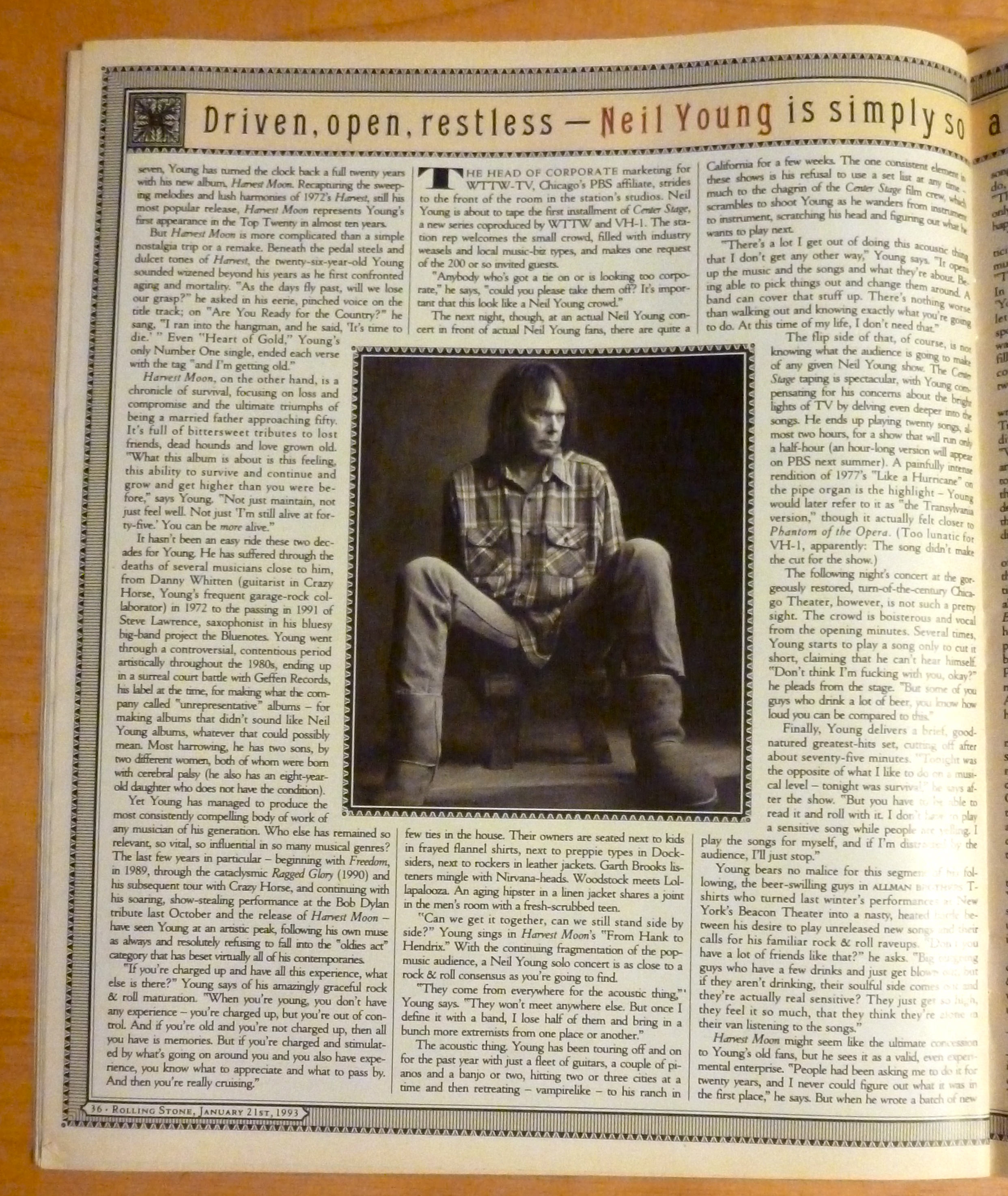 Rolling Stone-January 21, 1993-Neil Young