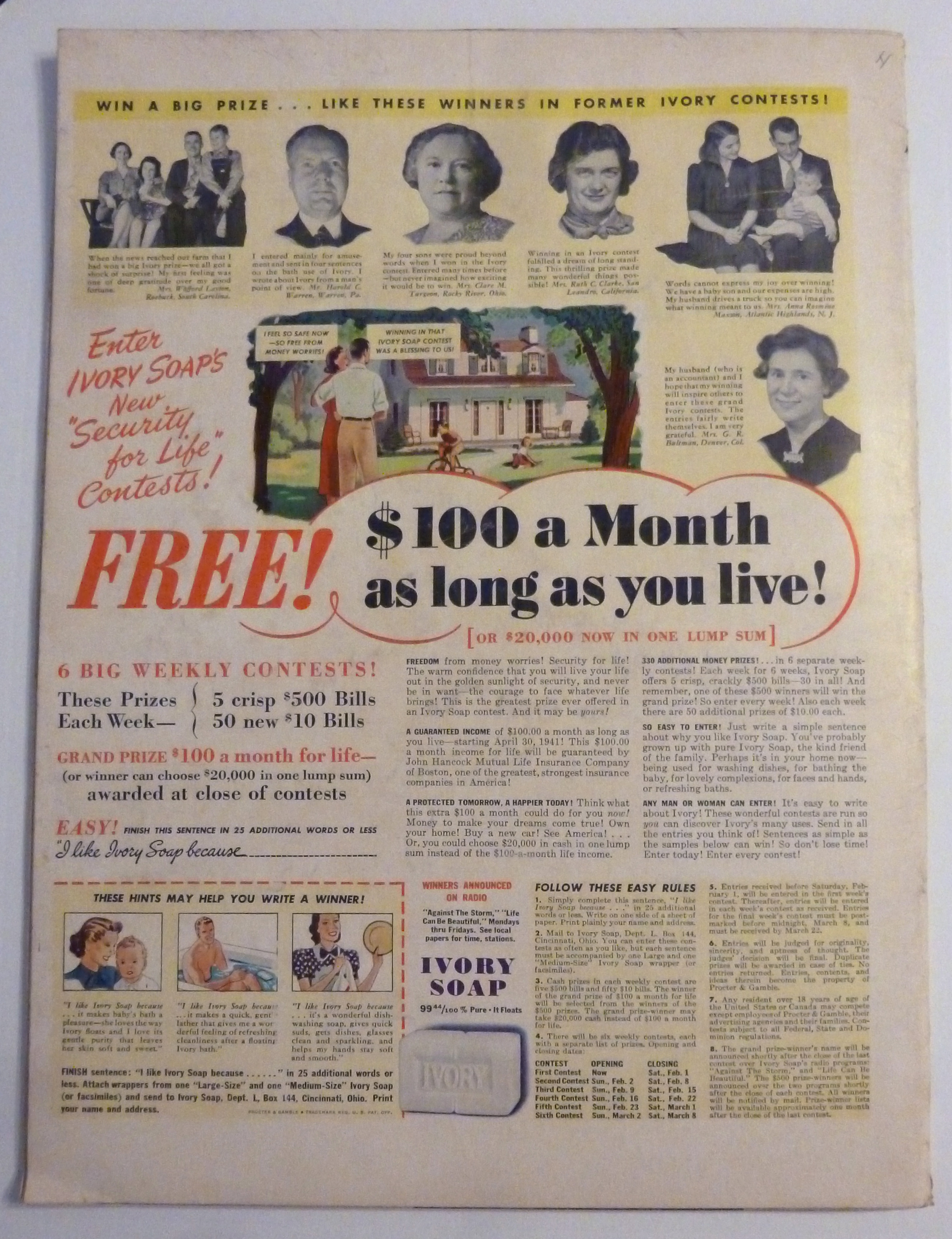 Life Magazine-January 13, 1941-Southern Sand Styles