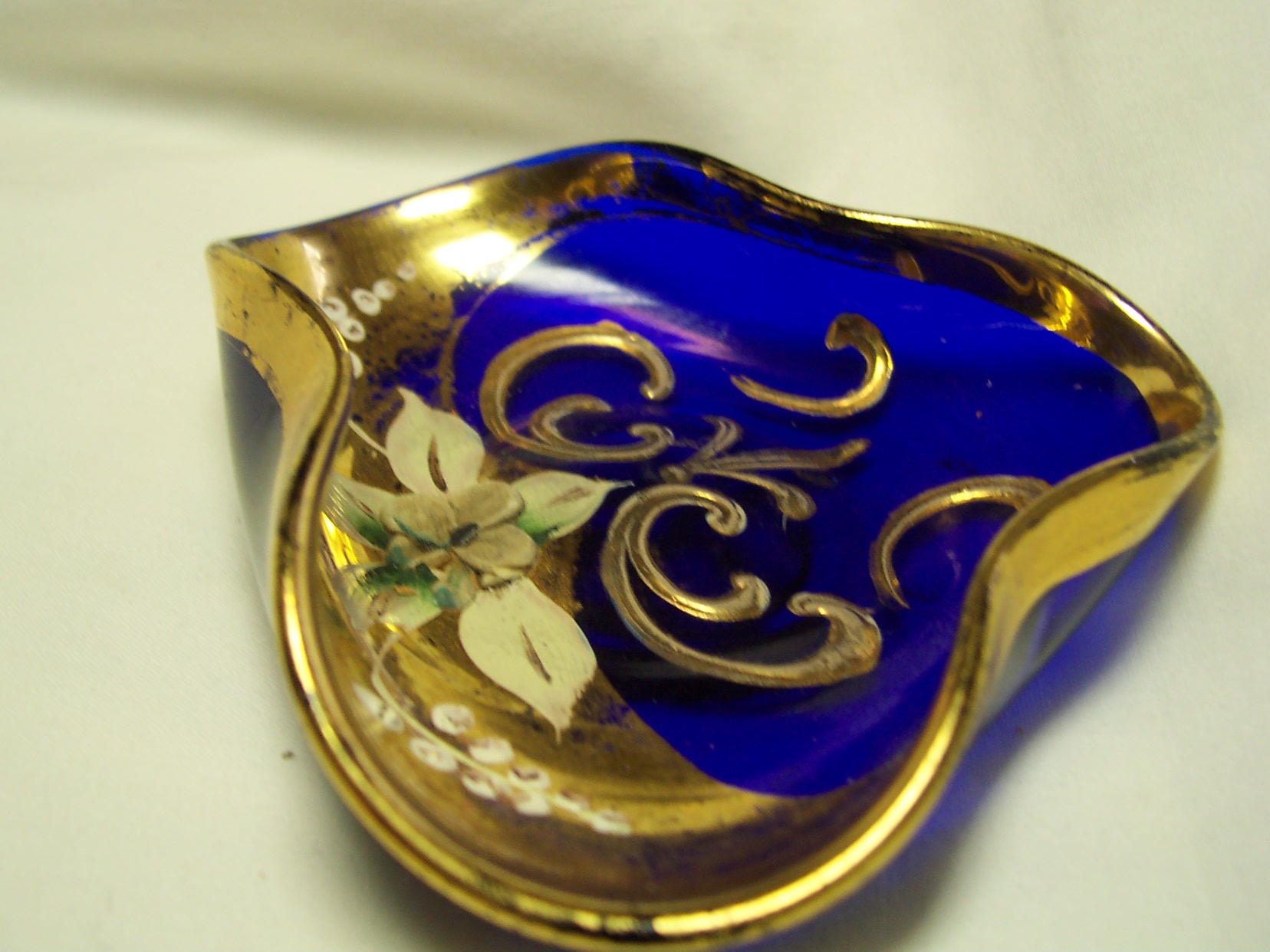 Cobalt Blue Nut or Candy Dish