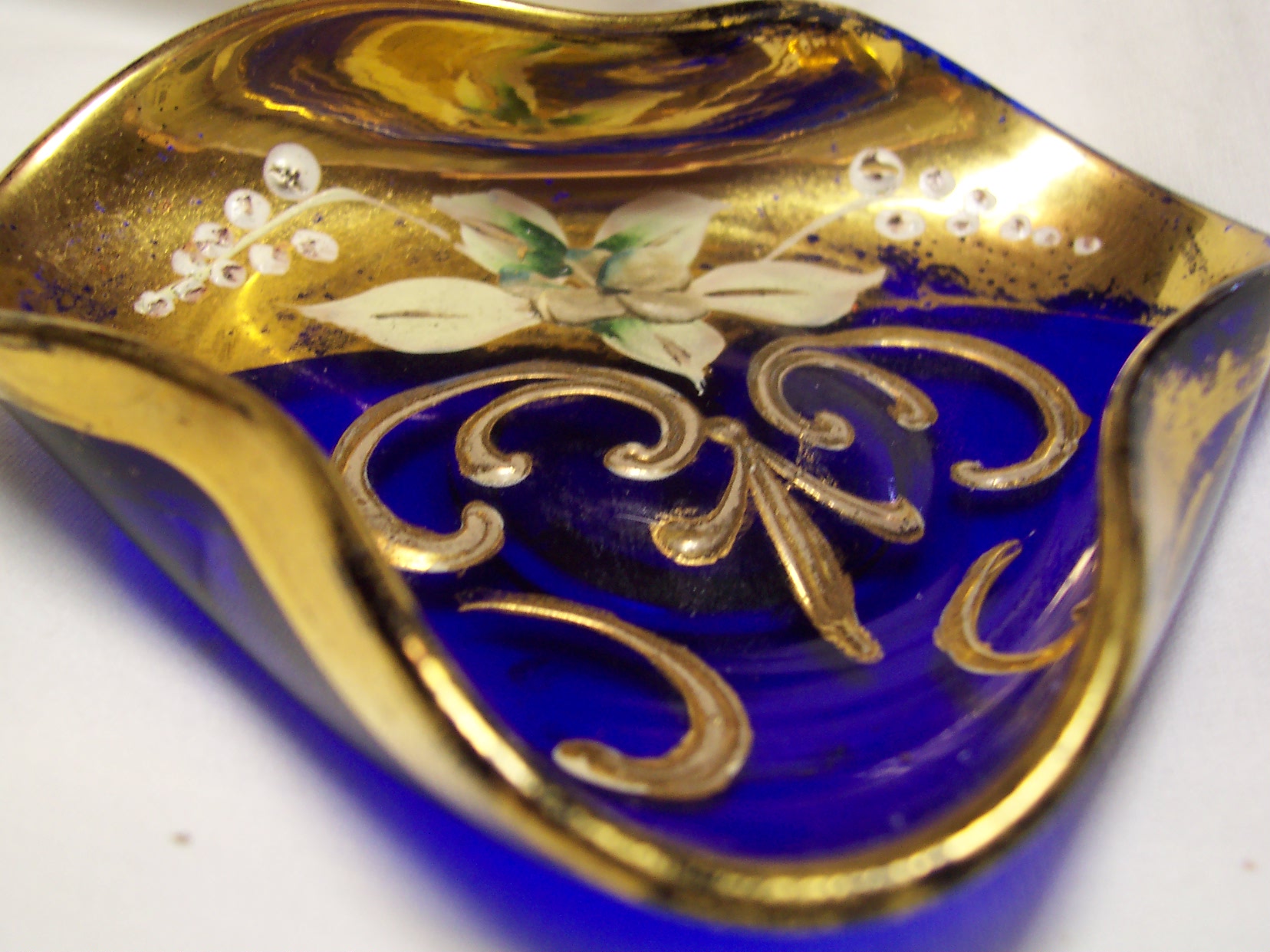 Cobalt Blue Nut or Candy Dish