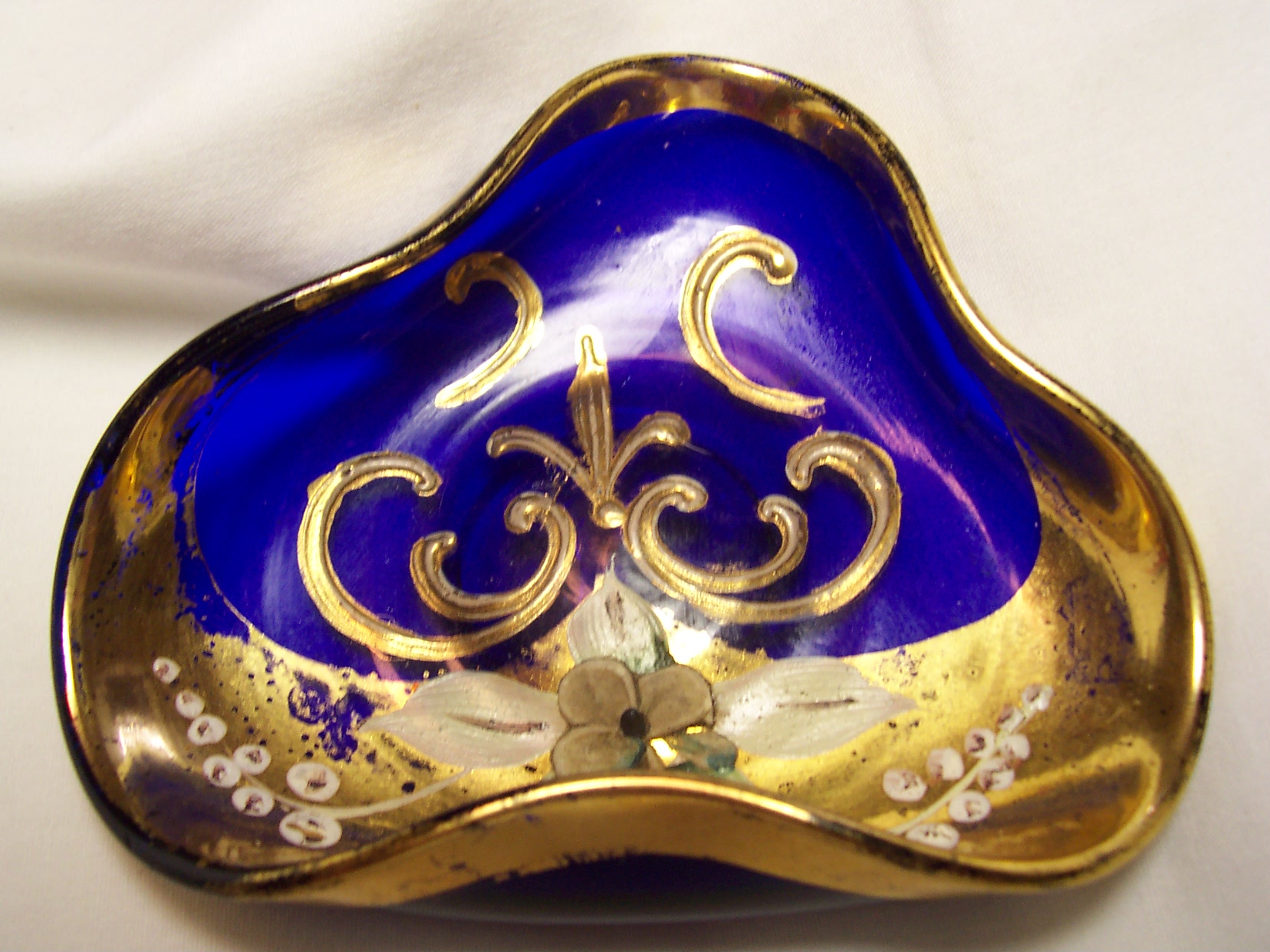 Cobalt Blue Nut or Candy Dish