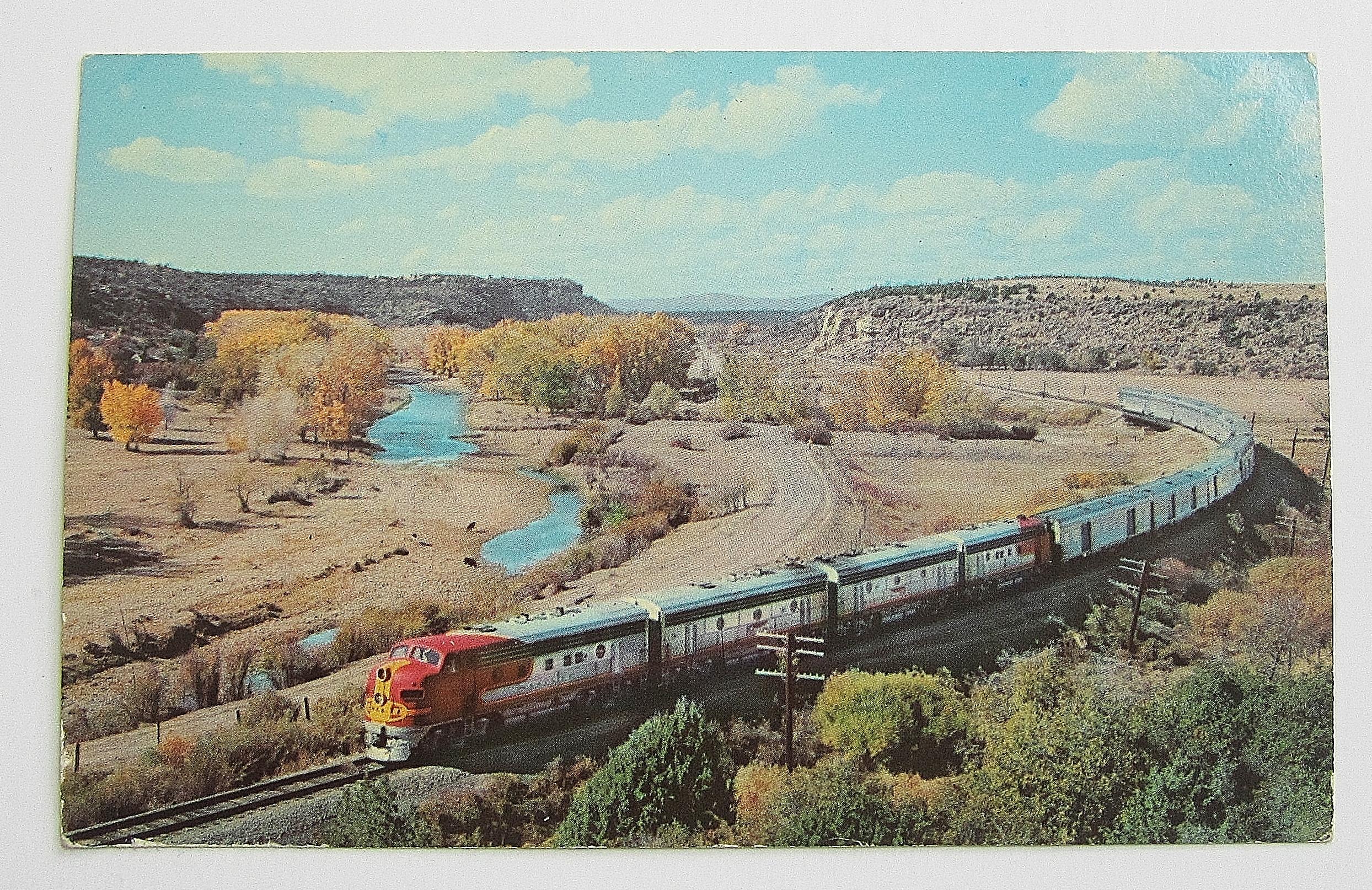Santa Fe Streamliner Traveling Through Chicago & L.A.