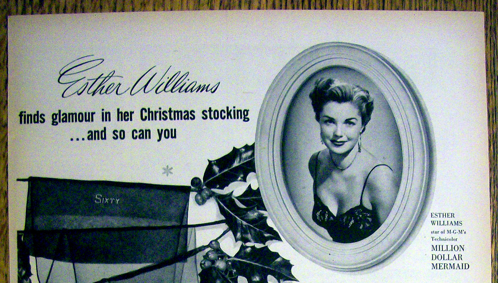 Vintage Ad: 1953 Cameo Stocking with Esther Williams