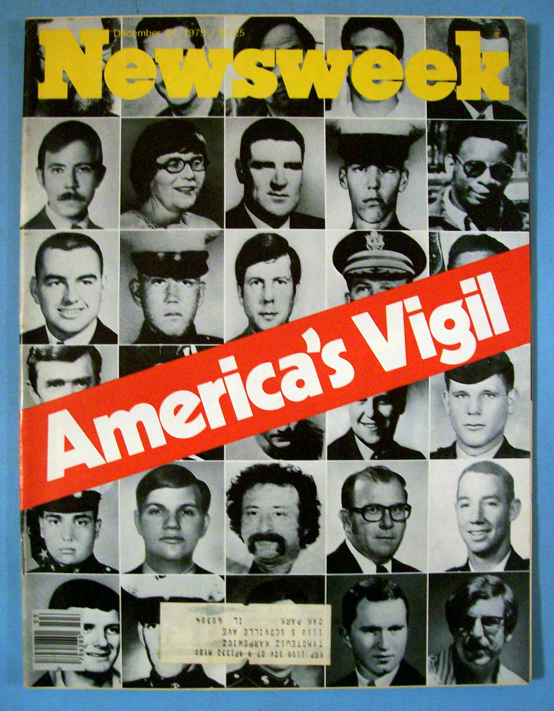Newsweek Magazine - December 31, 1979 - America's Vigil