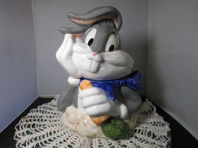 Bugs Bunny Cookie Jar Carrot Looney Tunes Warner Bros 1993