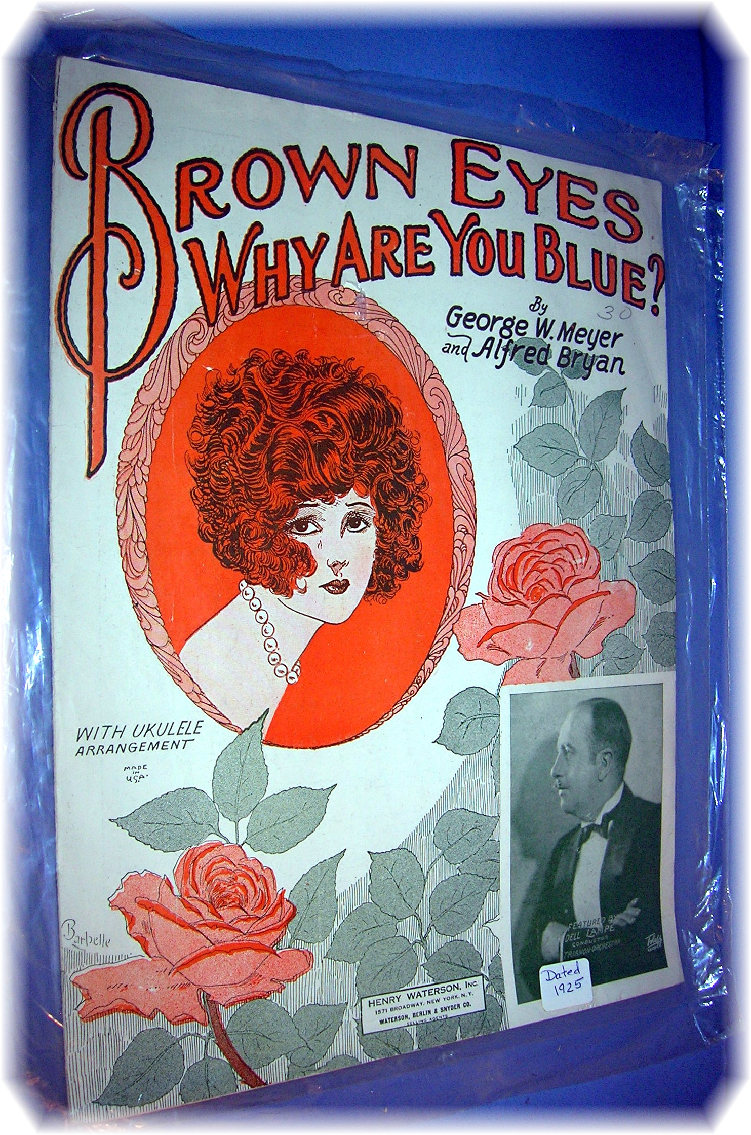 Sheet Music Brown Eyes Why Are You Blue?