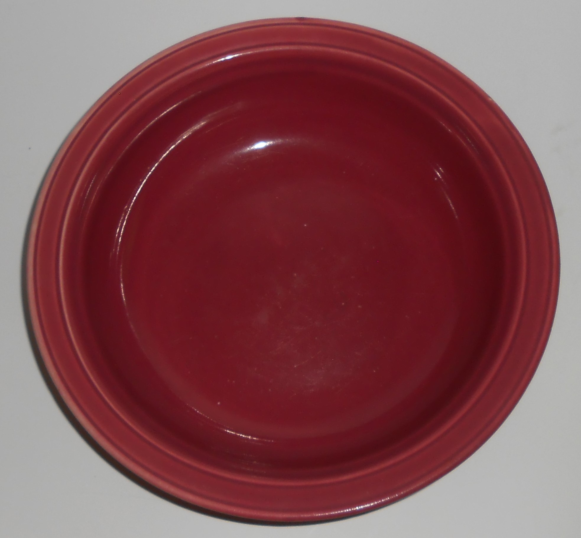 Coors Pottery Rock-Mount Red Vegetable Bowl