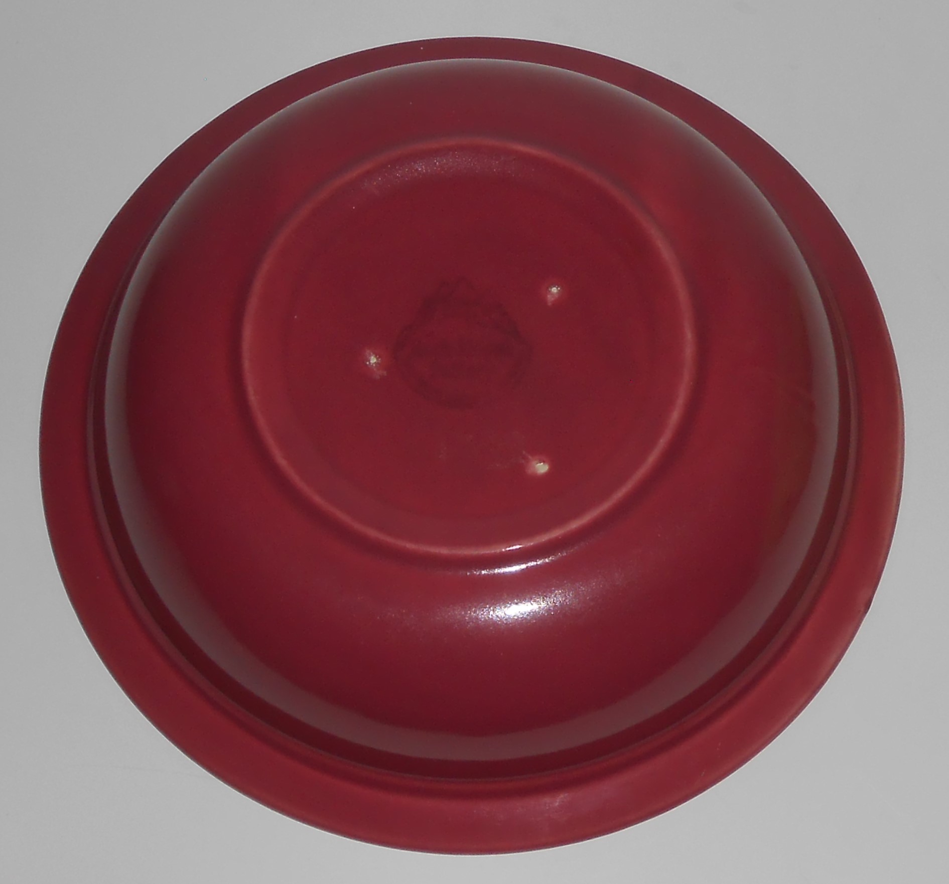 Coors Pottery Rock-Mount Red Vegetable Bowl