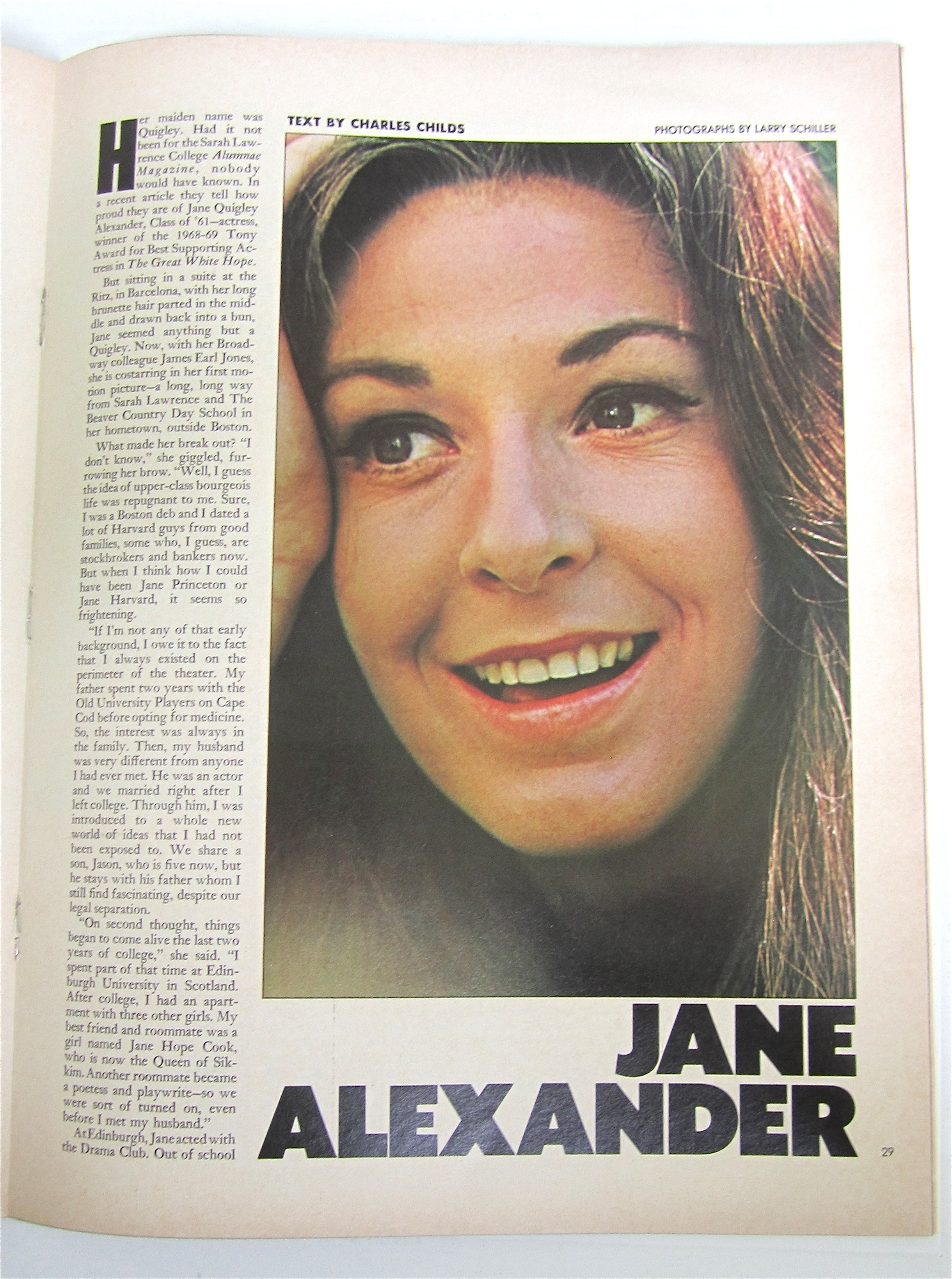 Show Magazine July 9, 1970 Jane Alexander