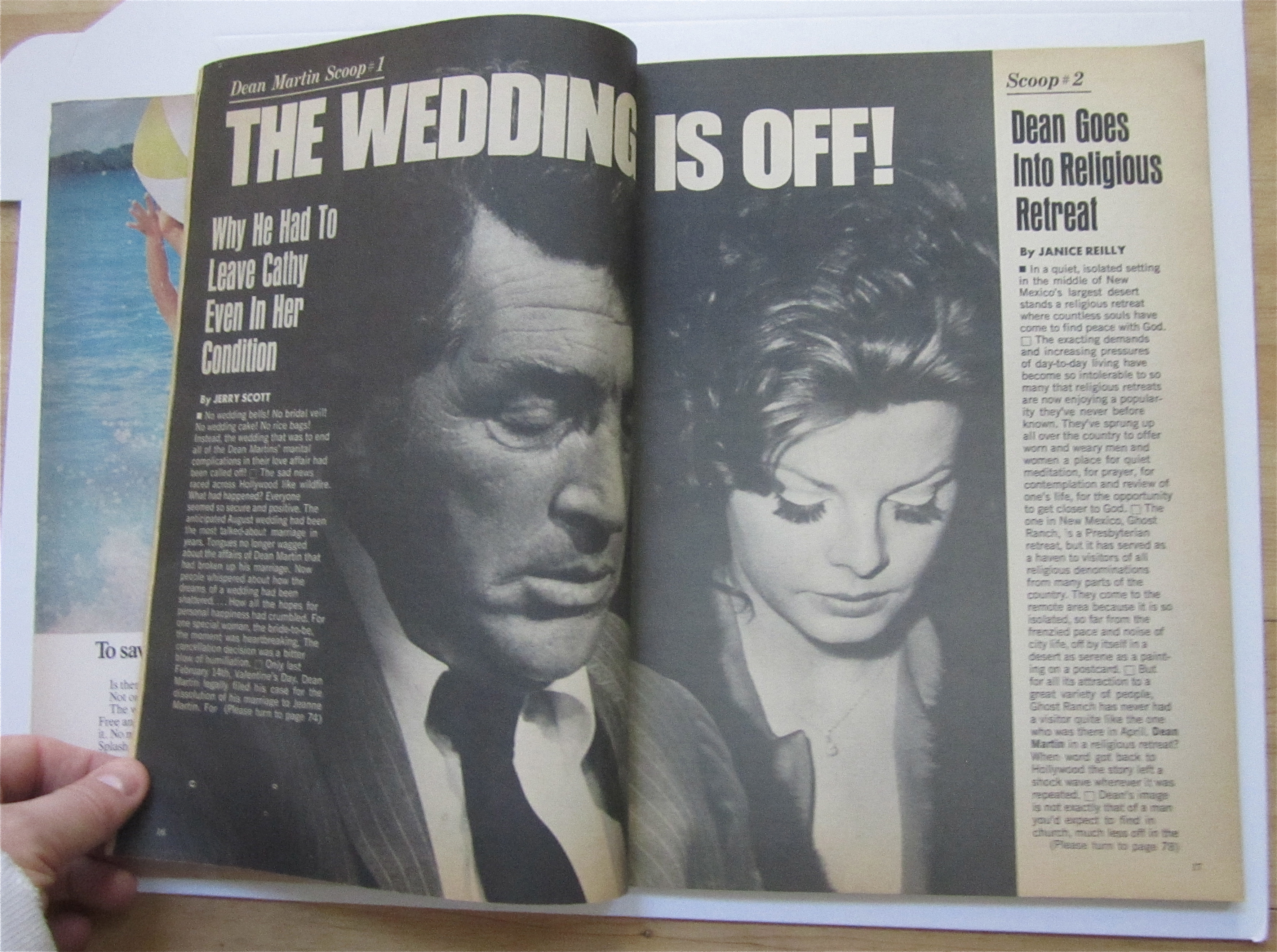 Movie Mirror Magazine September 1972 Dean Martin