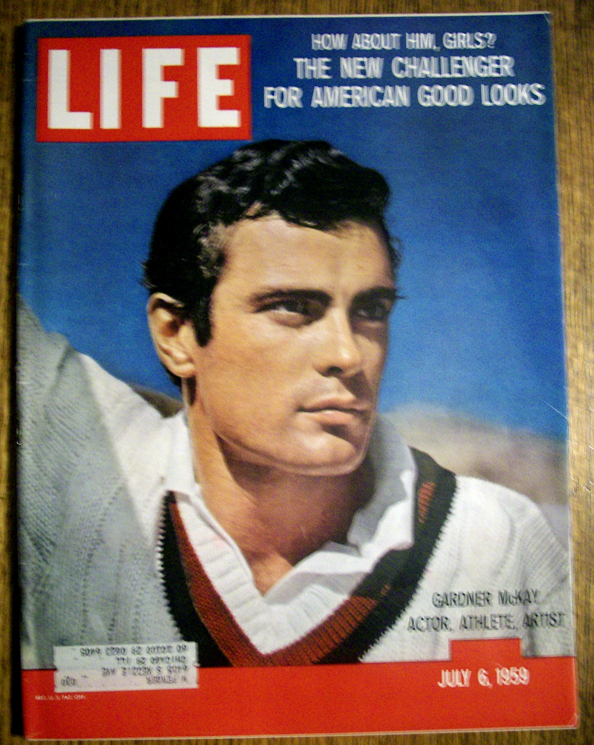 Life Magazine July 6, 1959 Gardner McKay (Actor)