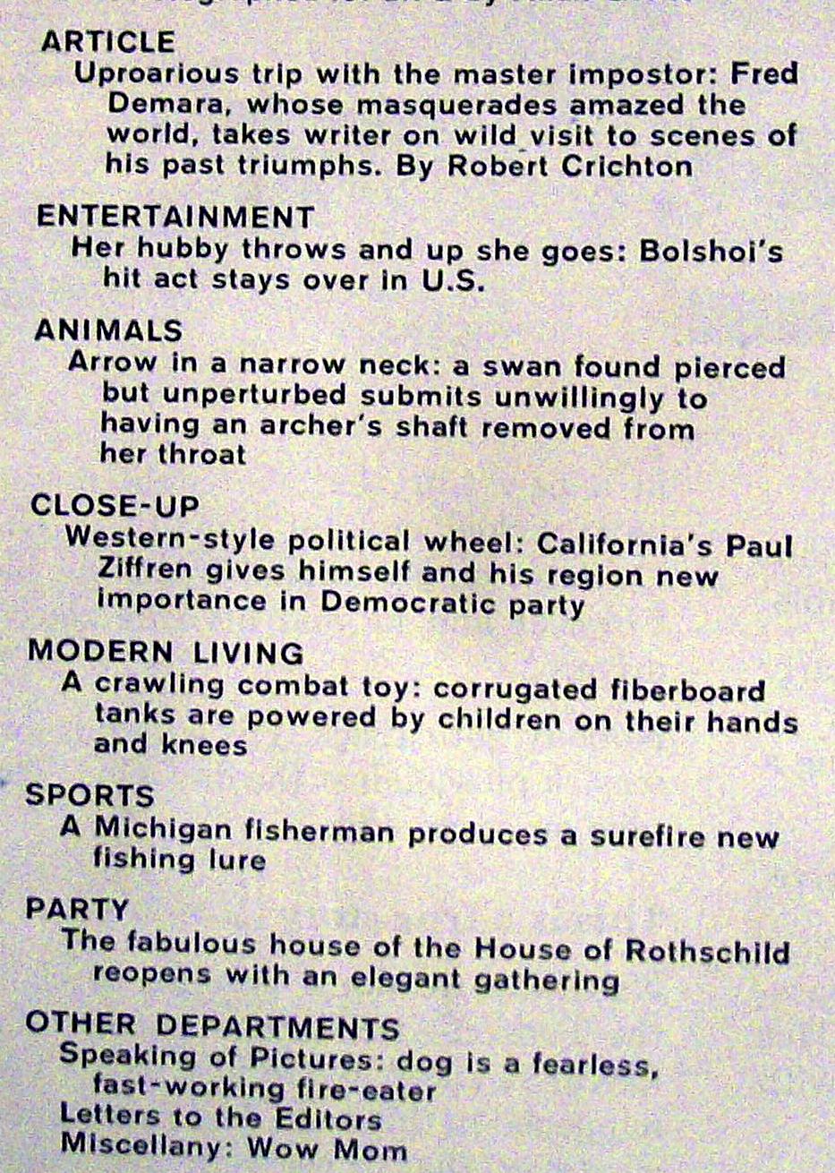 Life Magazine July 6, 1959 Gardner McKay (Actor)