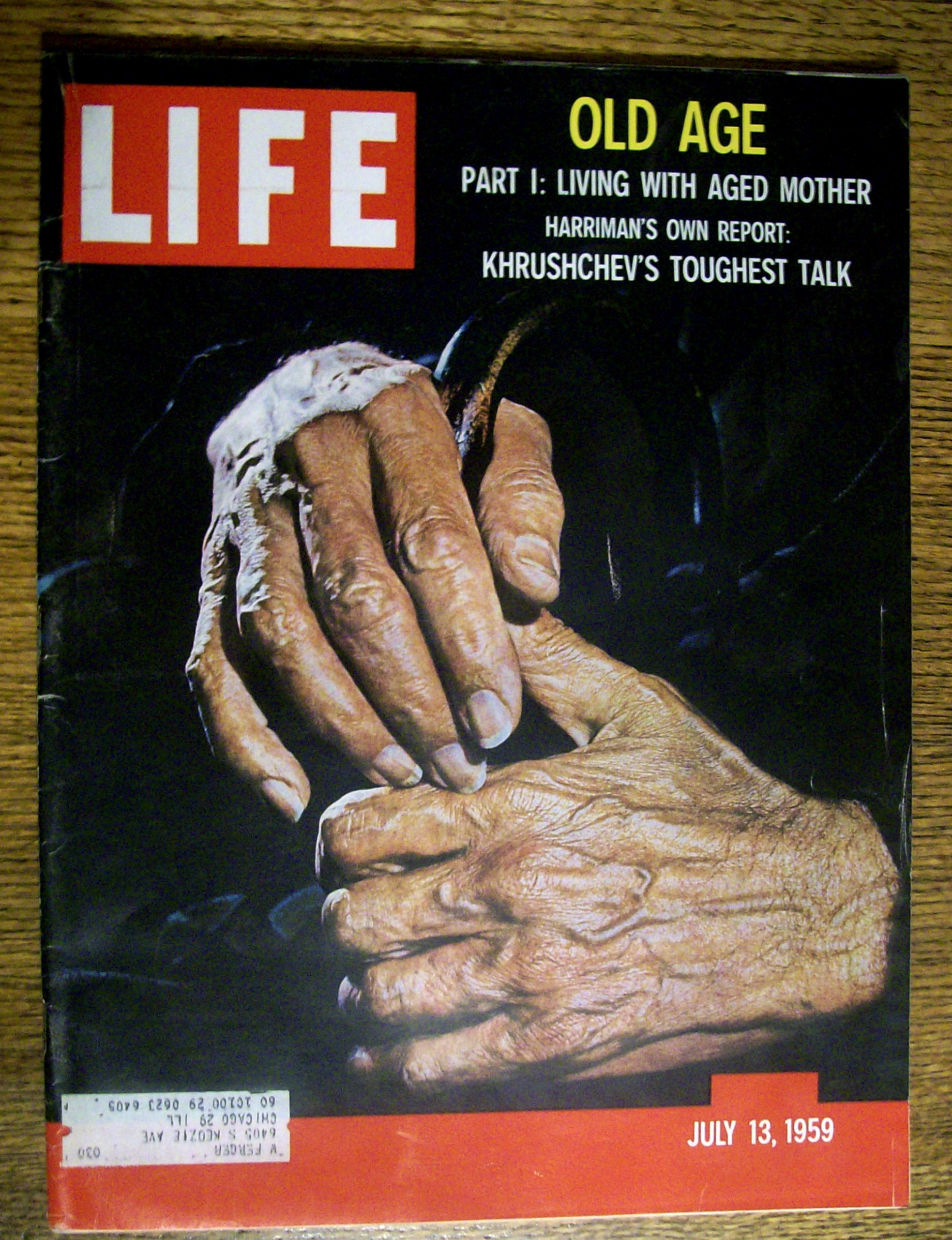 Life Magazine-July 13, 1959-Old Age & Khrushchev's Talk