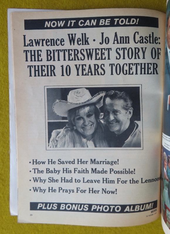 TV Picture Life Magazine February 1970 Lawrence Welk & Jo Ann Castle