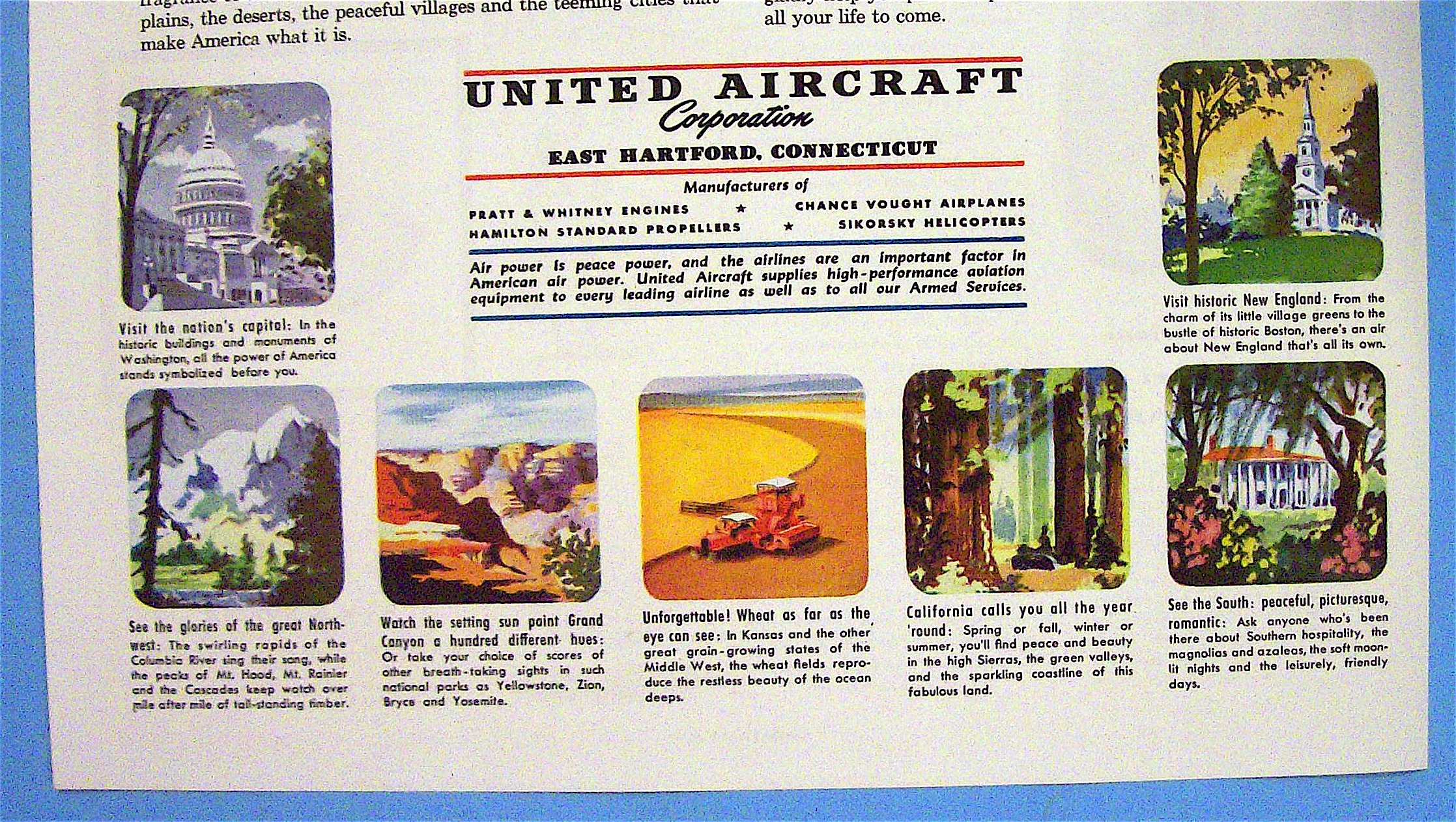 1949 United Aircraft with People Boarding Airplane