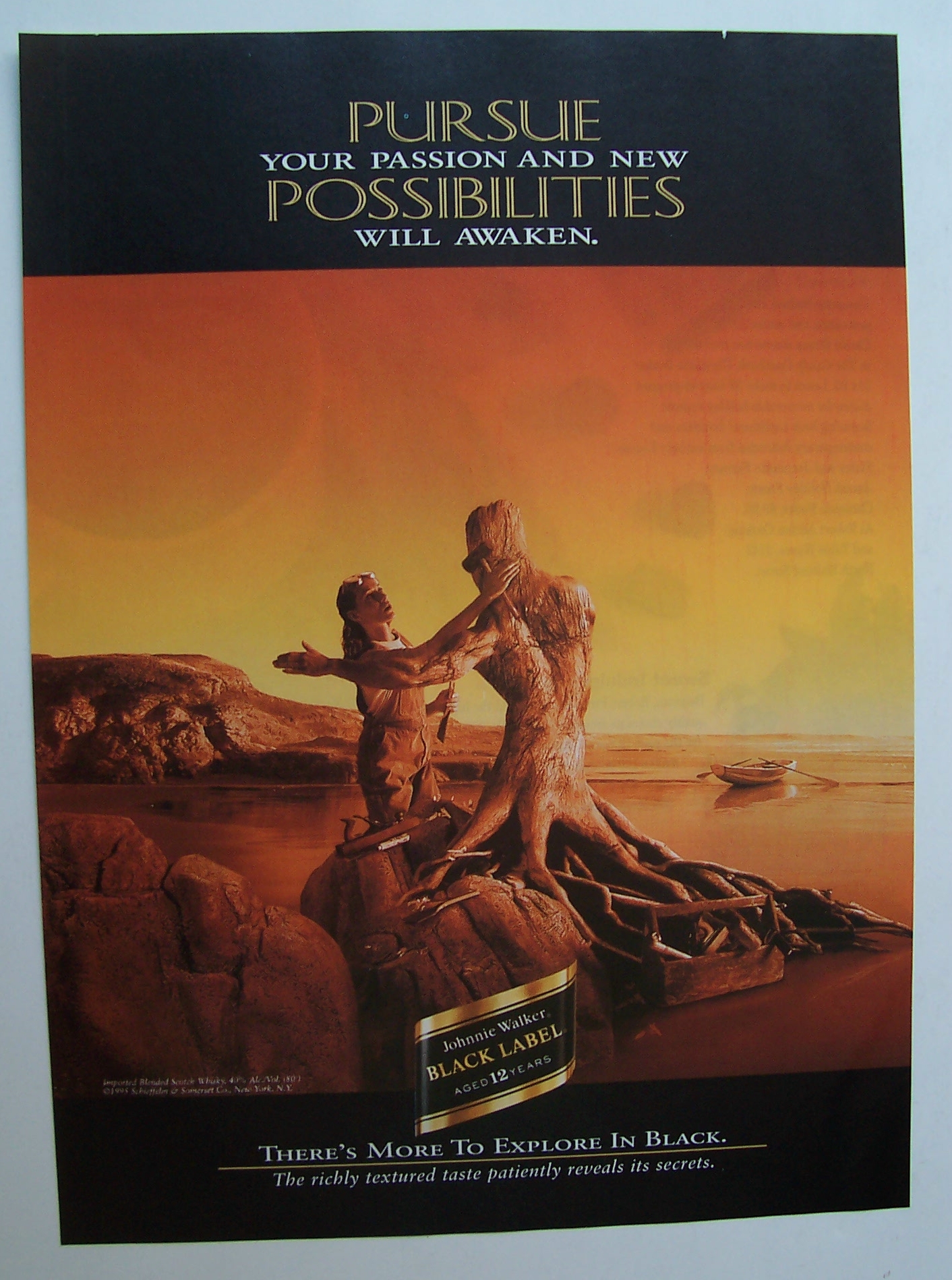 1995  Johnnie  Walker  Black  Label  Whiskey