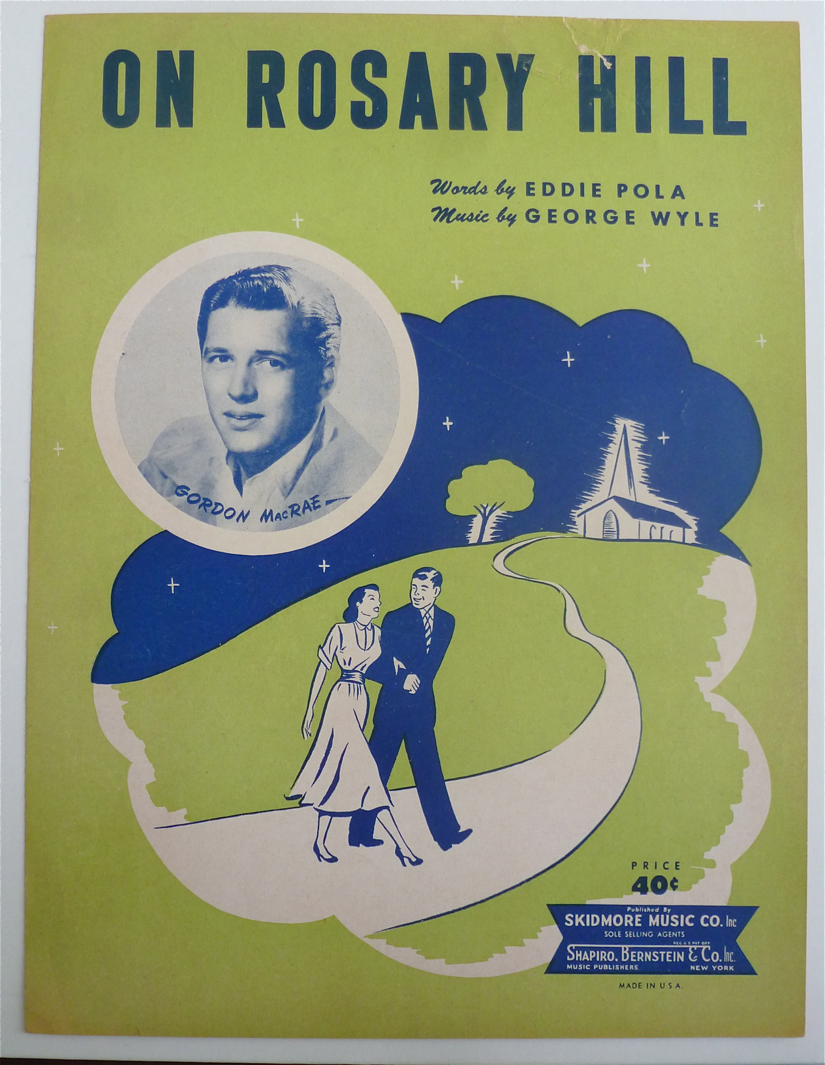 Sheet Music For 1951 On Rosary Hill