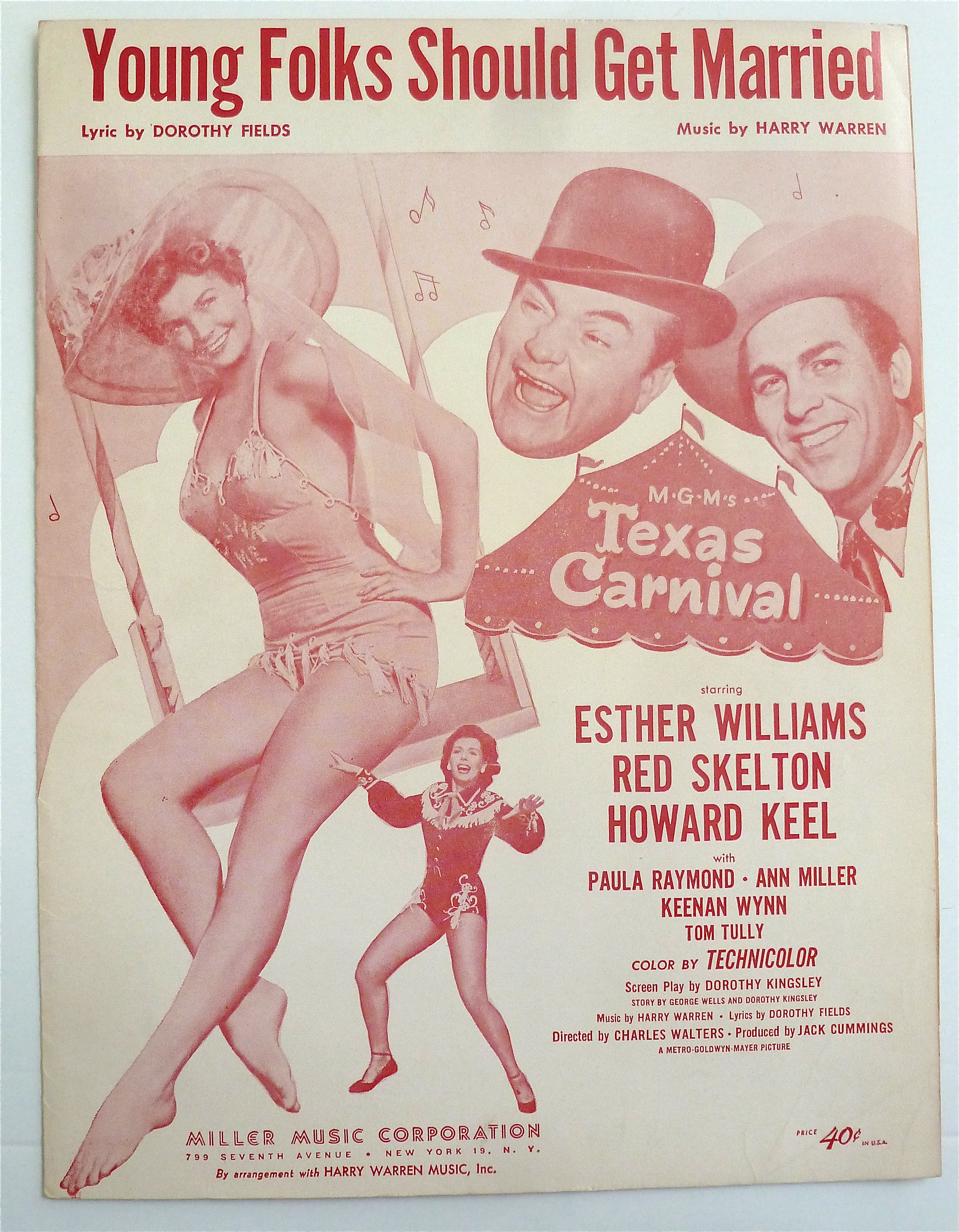 Sheet Music For 1951 Young Folks Should Get Married