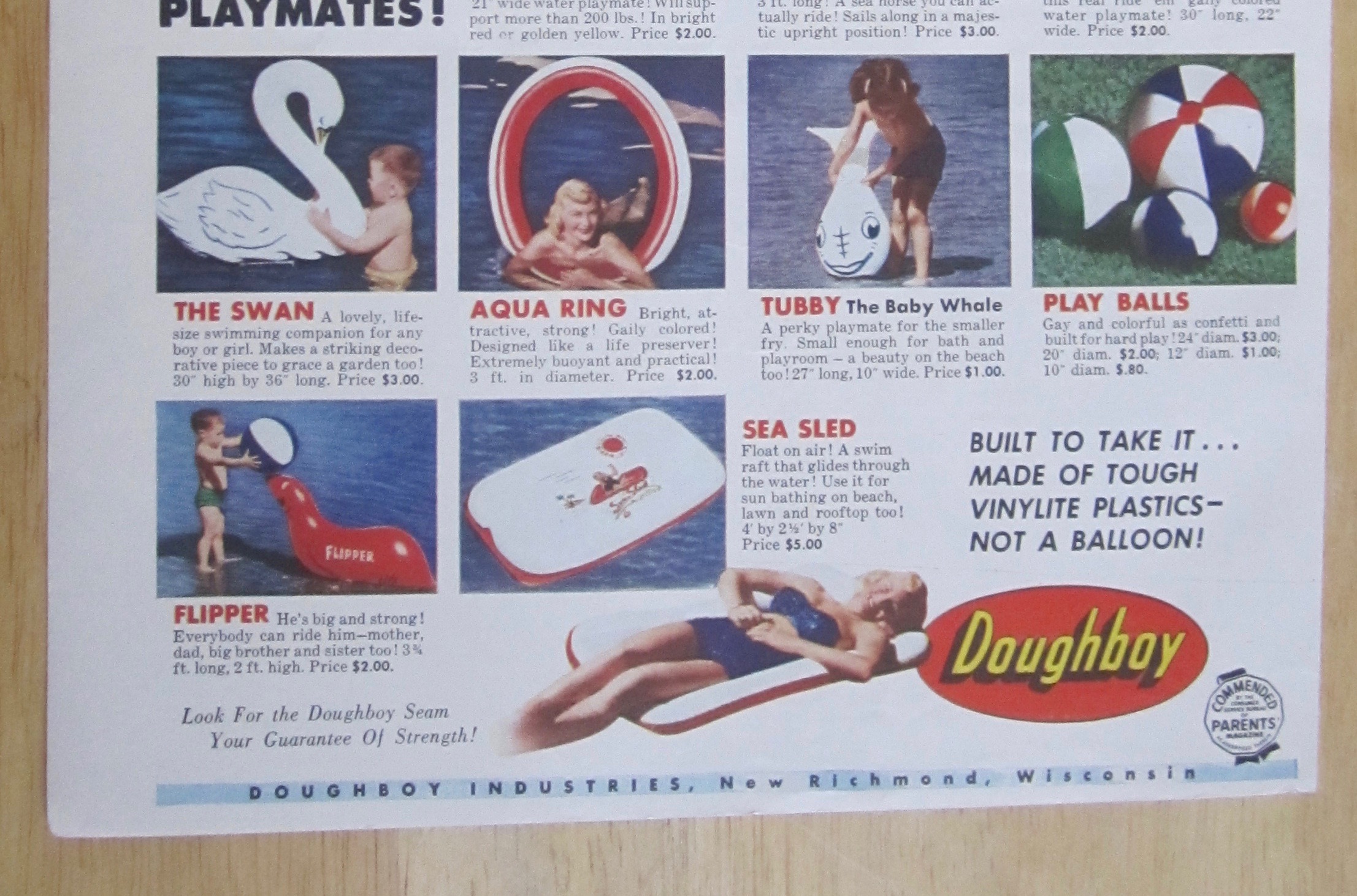 1950 Doughboy Inflatables with Wading Pool & More