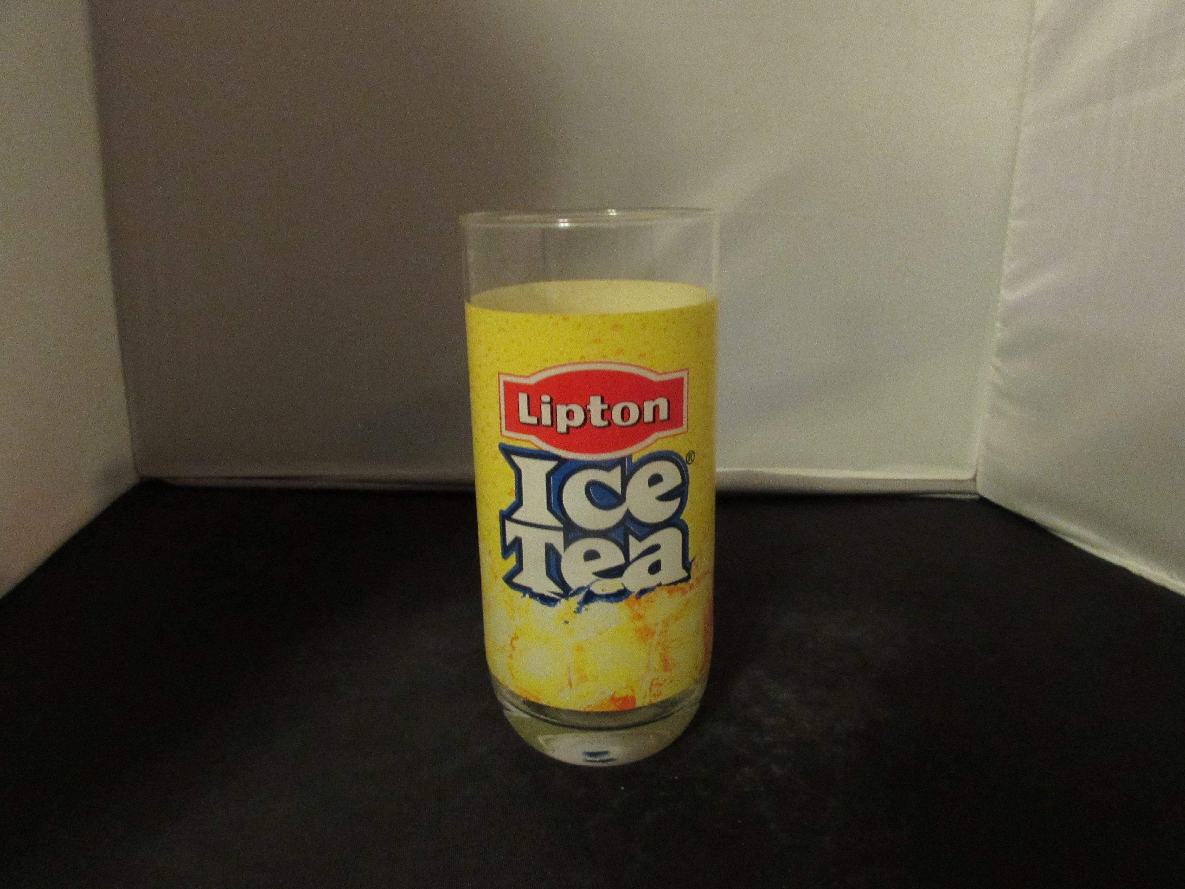 Lipton Ice Tea Glass Tumbler Glass great advertising