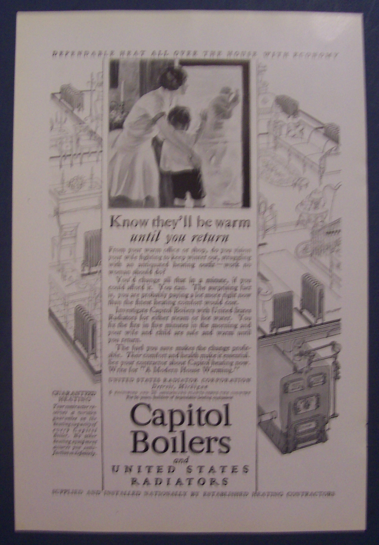 1926 Capitol Boilers & United States Radiators
