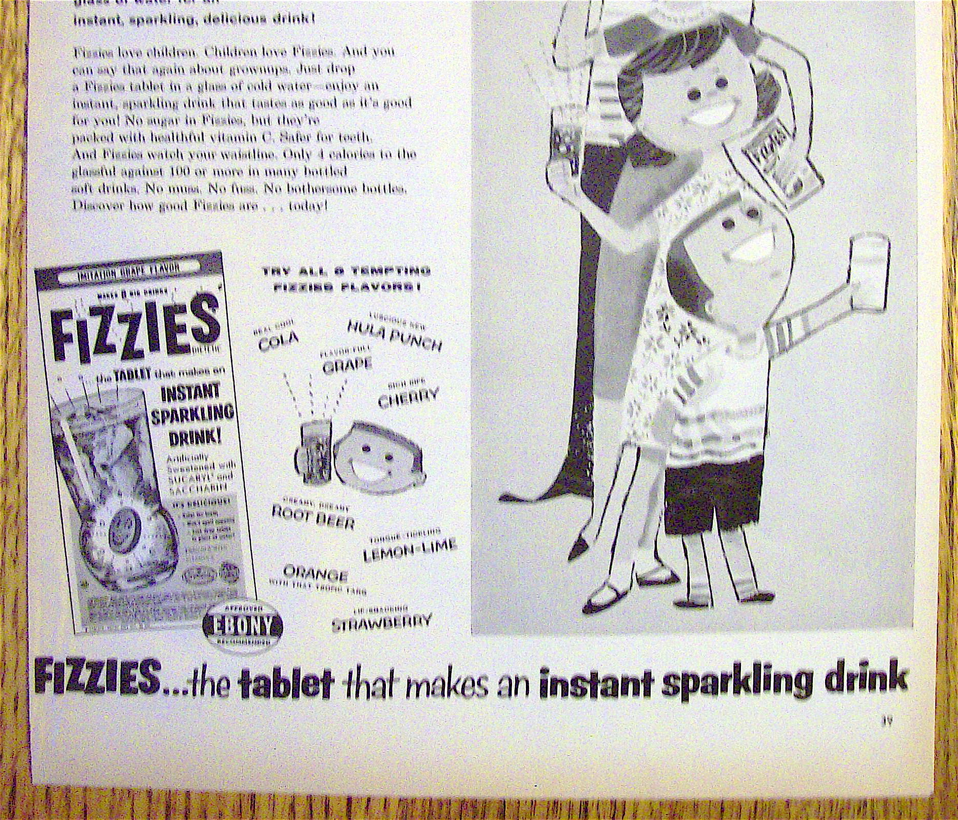 1960 Fizzies with a Family Standing & Drinking