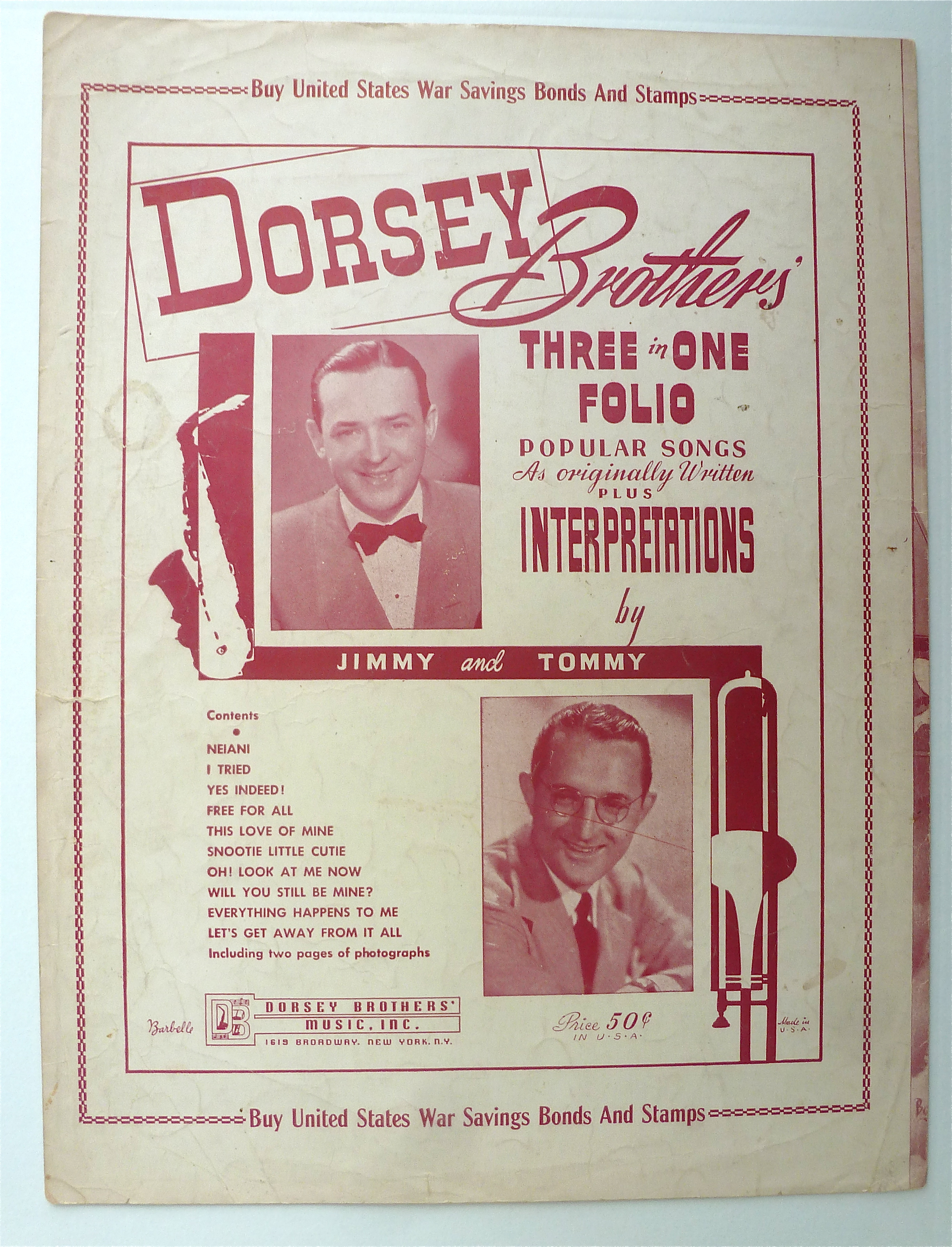 Sheet Music For 1944 The Bells Of Normandy