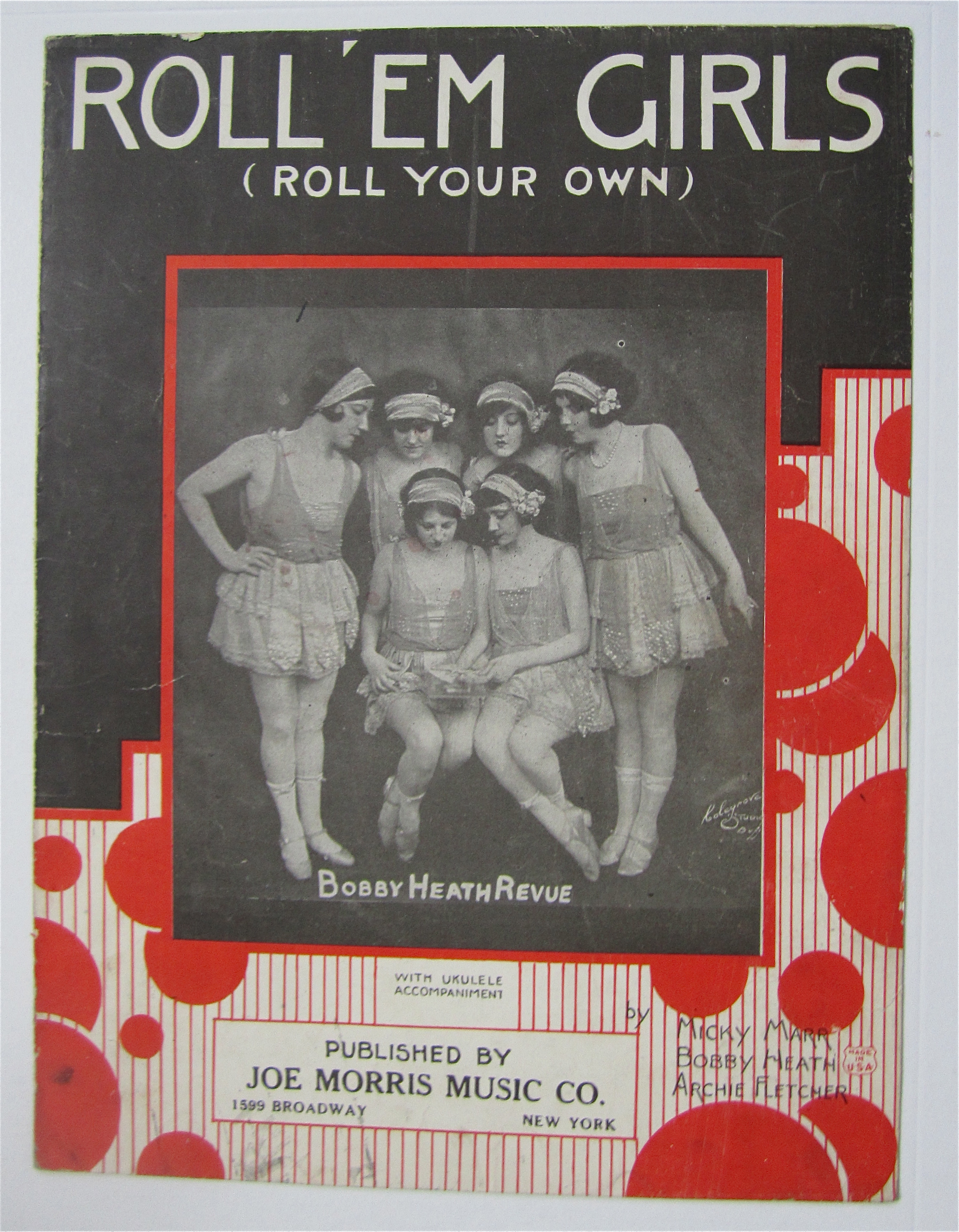 Sheet Music 1925 Roll 'Em Girls (Roll Your Own)