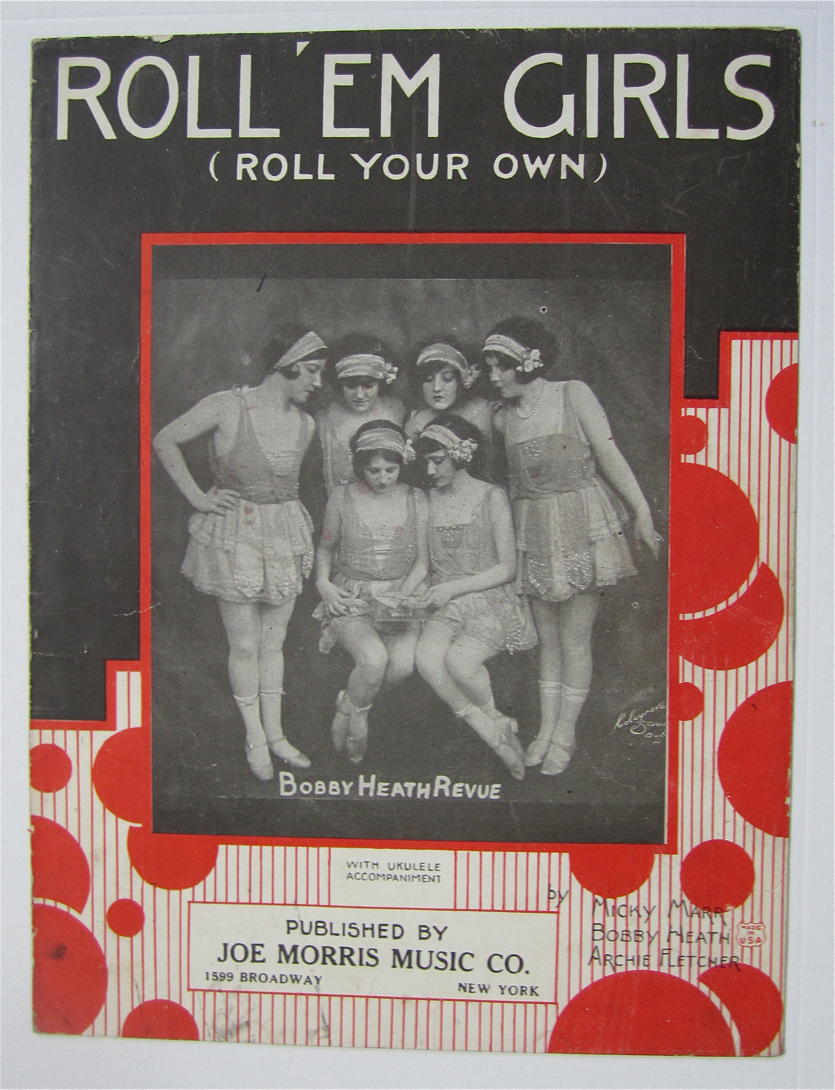 Sheet Music 1925 Roll 'Em Girls (Roll Your Own)