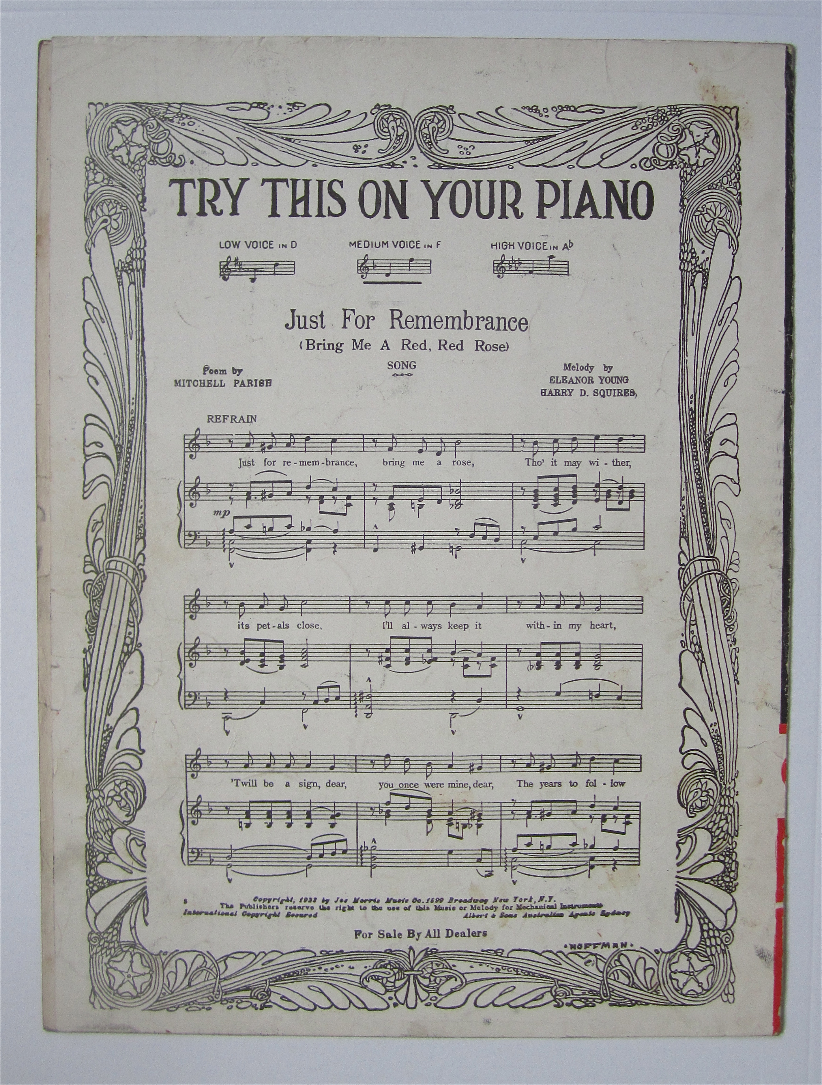 Sheet Music 1925 Roll 'Em Girls (Roll Your Own)
