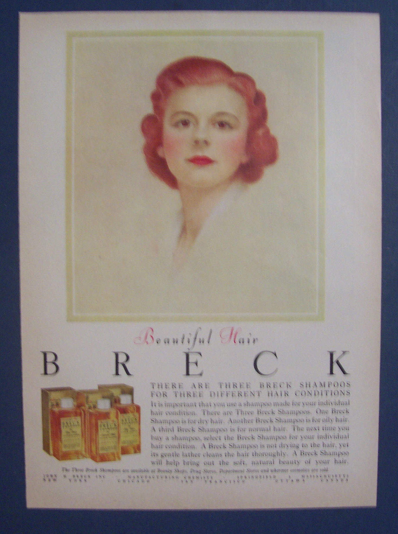 1955  Breck  Shampoo