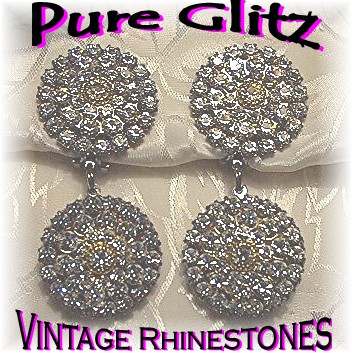 MISTAR BIJOUX Rhinestone Earrings