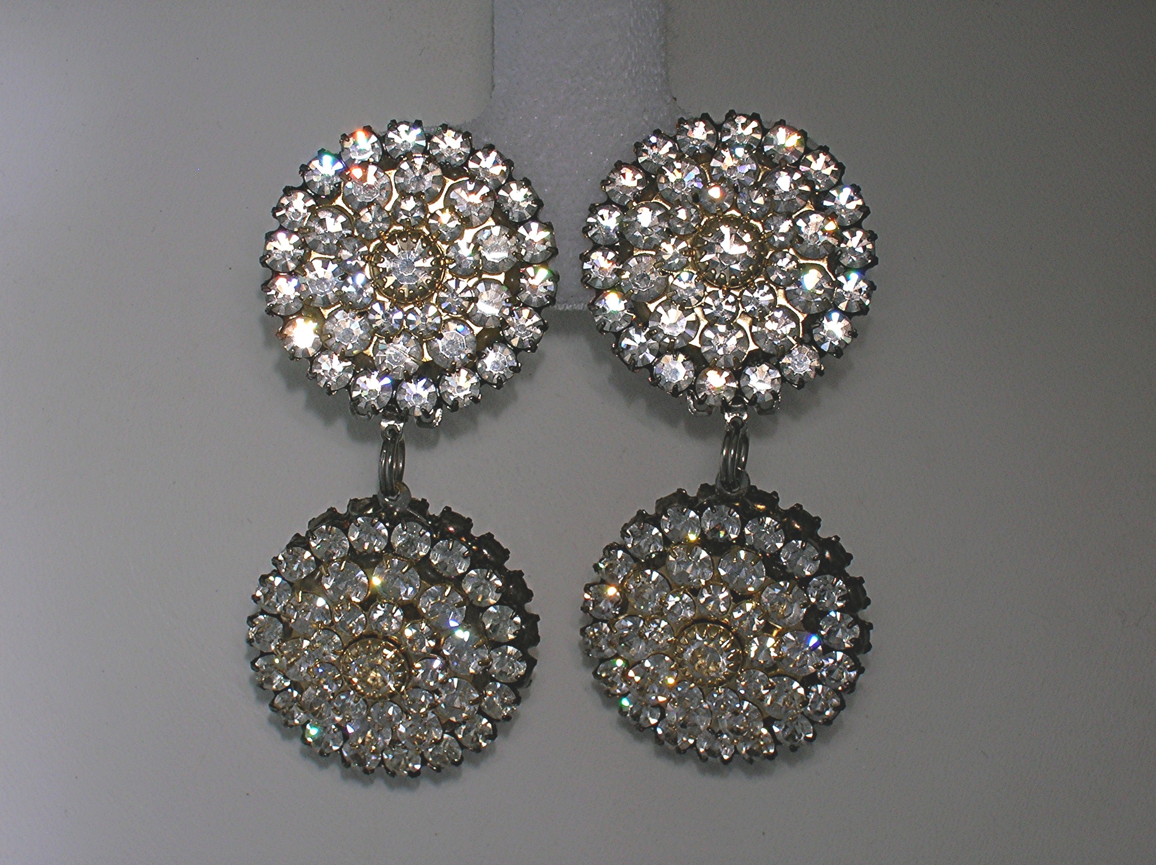 MISTAR BIJOUX Rhinestone Earrings