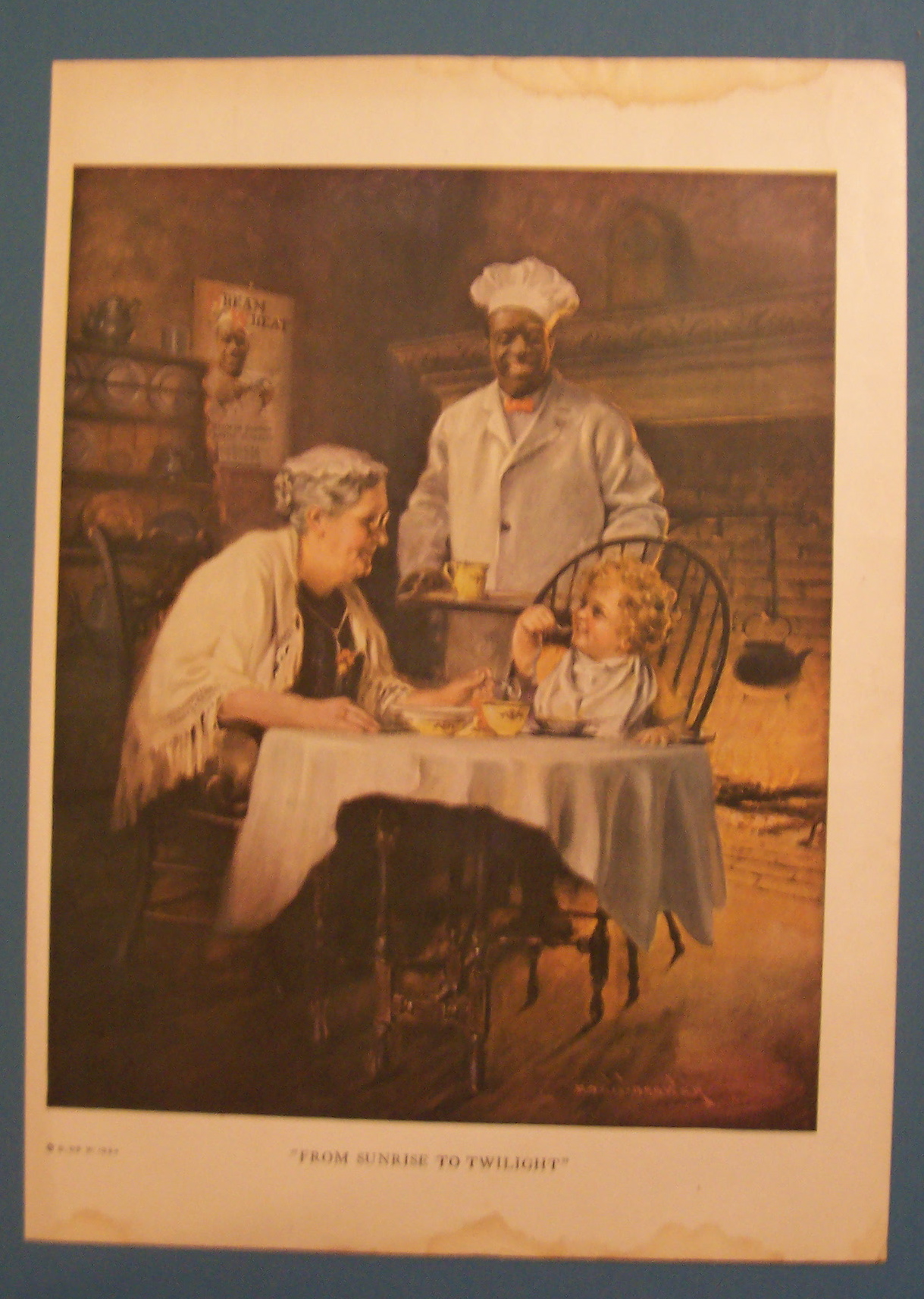 1924 Cream Of Wheat Cereal with Woman & Little Baby