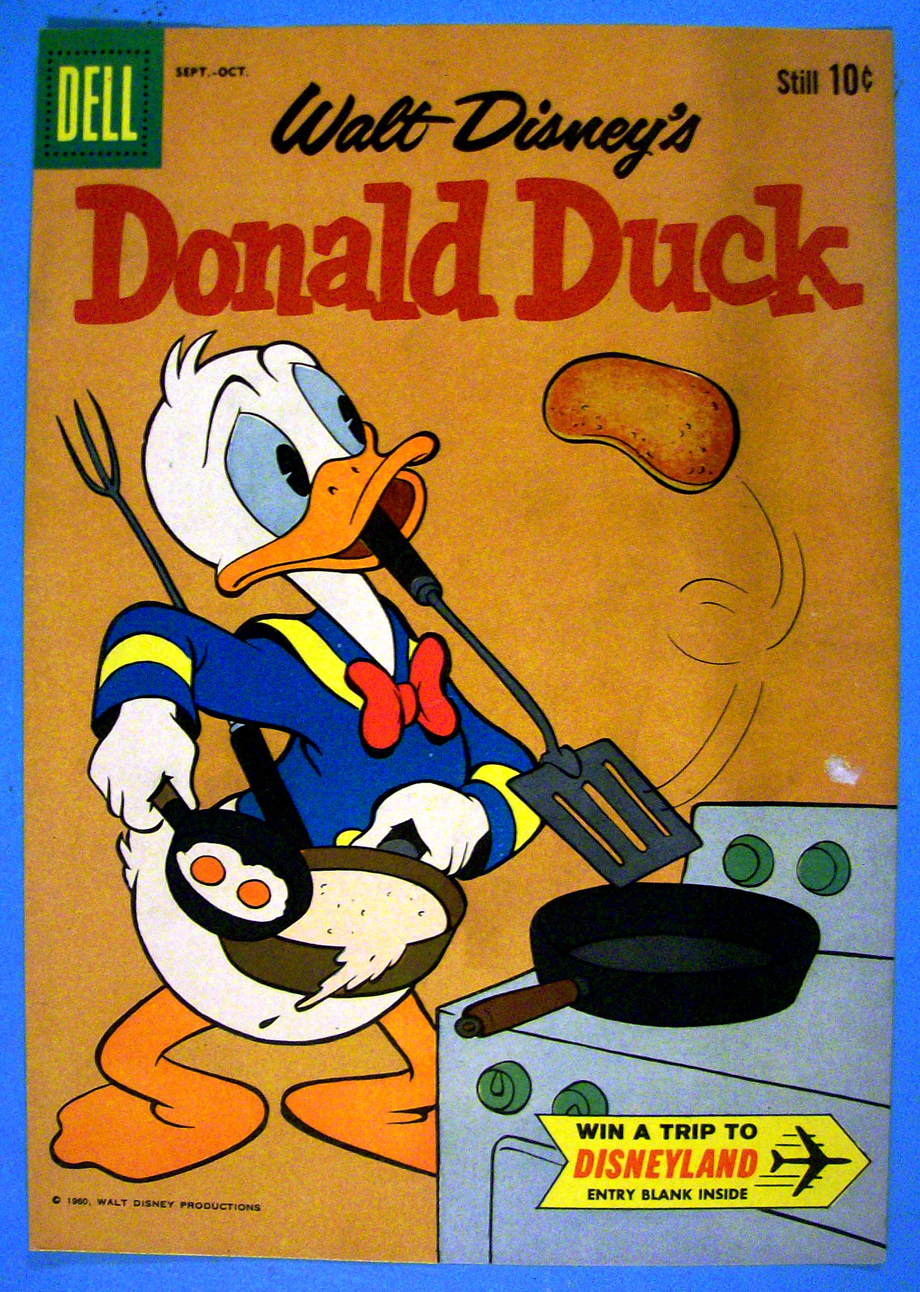 Donald Duck Comic Cover September-October 1960